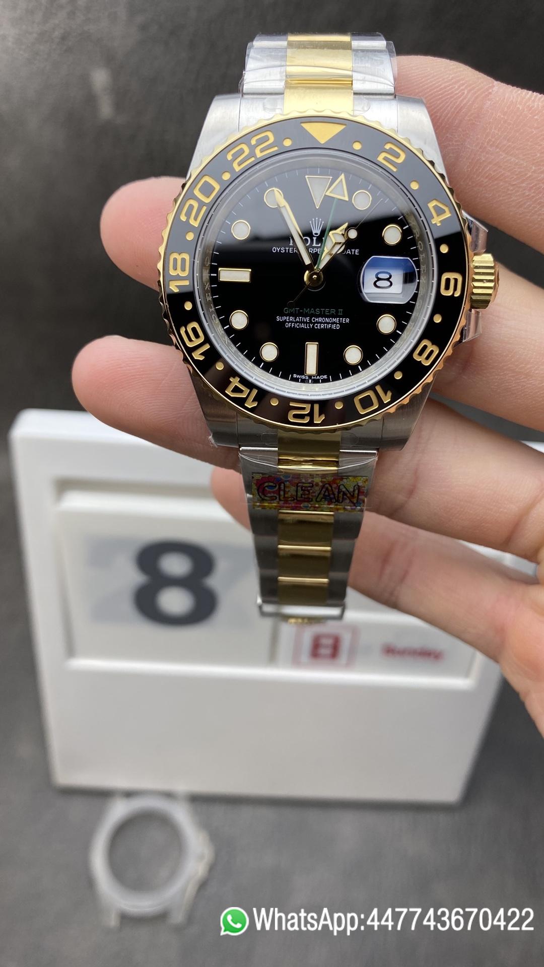 CF Rolex GMT Master II 116713LN Black Dial CF Rolex GMT Master II 116713LN Black Dial
