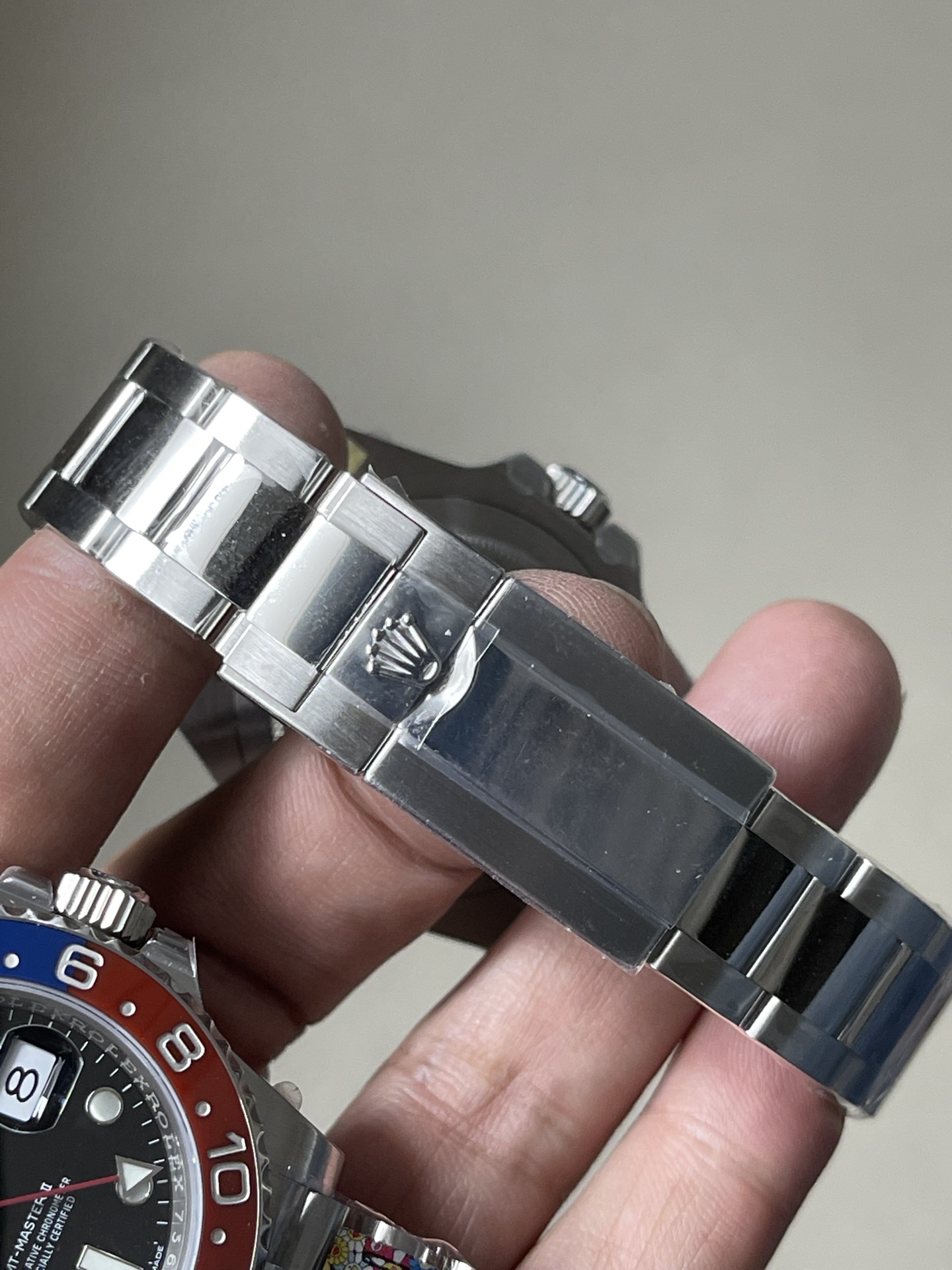Clean Factory Rolex CF GMT Master II 126719BLRO Midnight Blue Dial Red Blue Ceramic Bezel 904L Oystersteel Oyster Bracelet SA3285 Movement 14