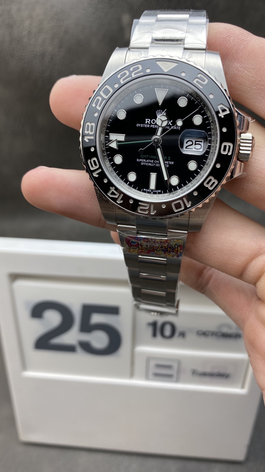 Victory Factory Watch Rolex GMT Master II 116710LN Black Dial Clean Factory Watch Rolex GMT Master II 116710LN Black Dial