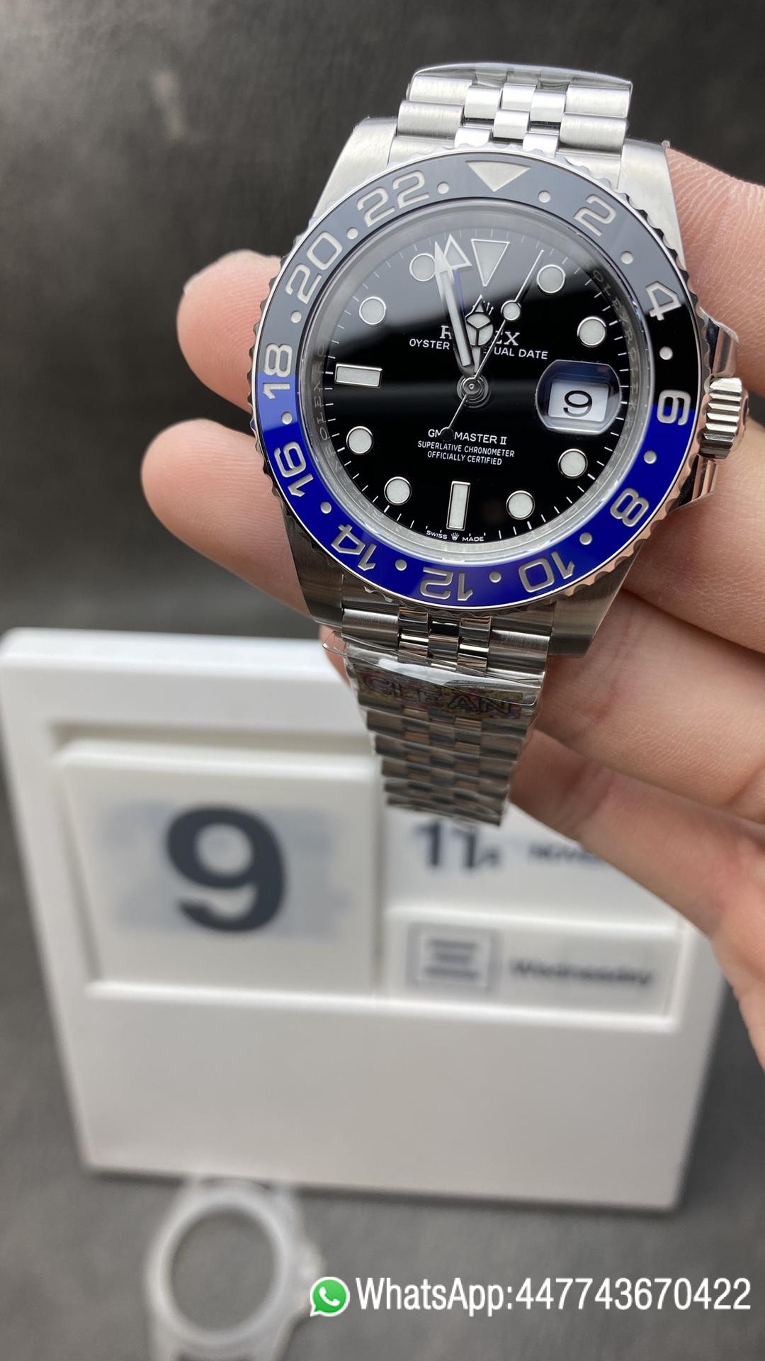 Super Clone Watch Store Rolex Batgirl GMT Master II 126710BLNR Black Dial Blue Black Ceramic Bezel 904L Steel Jubilee Bracelet SA3285 Movement Clean Factory Watch Store Rolex Batgirl GMT Master II 126710BLNR Black Dial Blue Black Ceramic Bezel 904L Steel Jubilee Bracelet SA3285 Movement