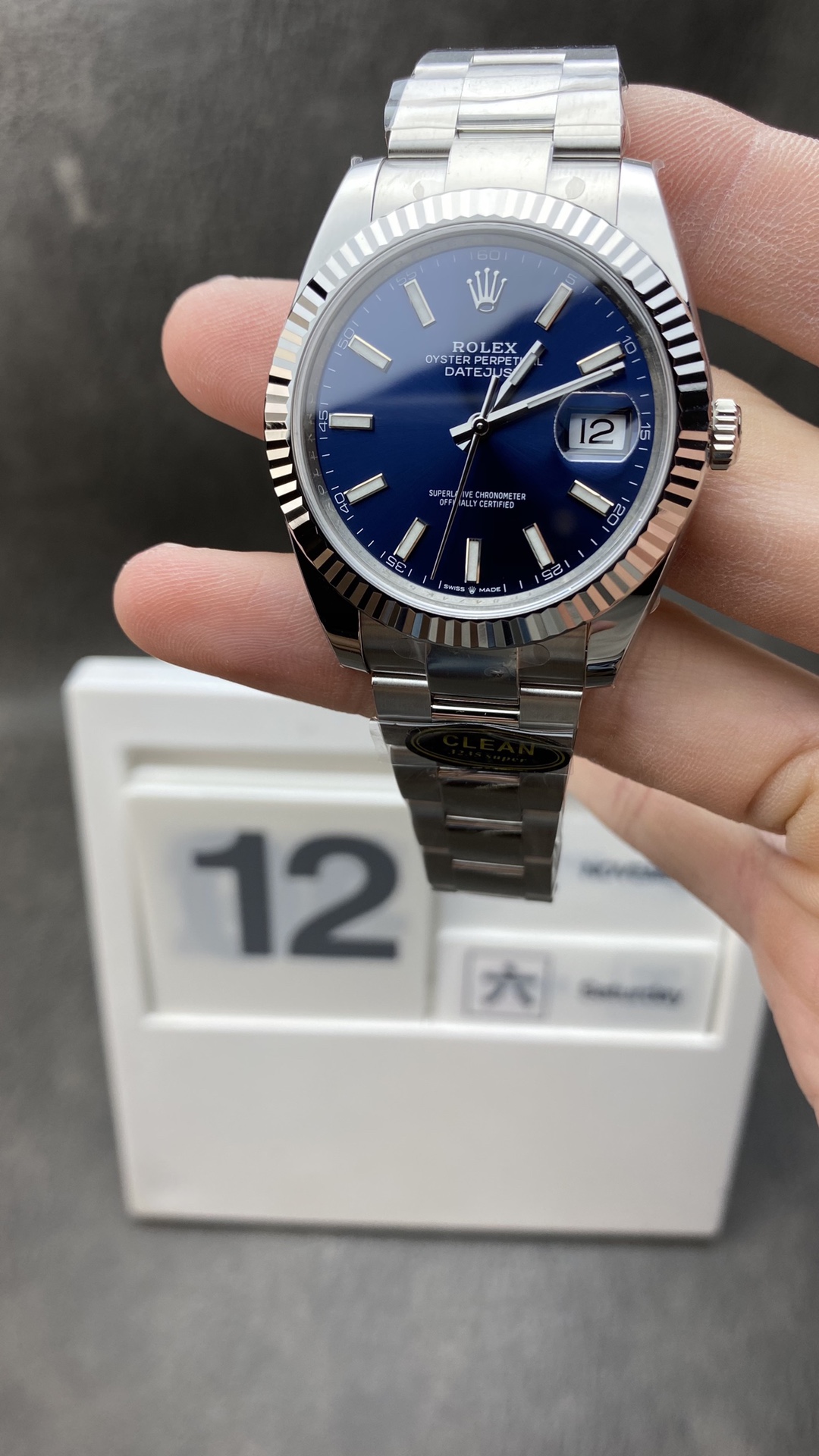 Victory Factory Watches Victory Watch Store CF Datejust 41mm 126334 904L Oystersteel Blue Dial with Stick Markers Oyster Bracelet DanDong 3235 Movement Clean Factory Watches Clean Watch Store CF Datejust 41mm 126334 904L Oystersteel Blue Dial with Stick Markers Oyster Bracelet DanDong 3235 Movement