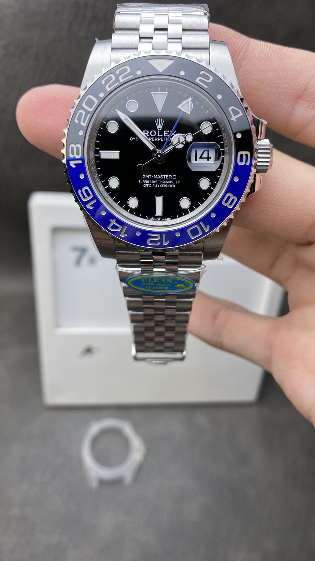 Victory Factory GMT Master II 126710BLNR Batgirl Blue Black Ceramic Bezel Black Dial DD3285 72 Hours Power Reserve CHS Jubilee Bracelet Clean Factory GMT Master II 126710BLNR Batgirl Blue Black Ceramic Bezel Black Dial DD3285 72 Hours Power Reserve CHS Jubilee Bracelet