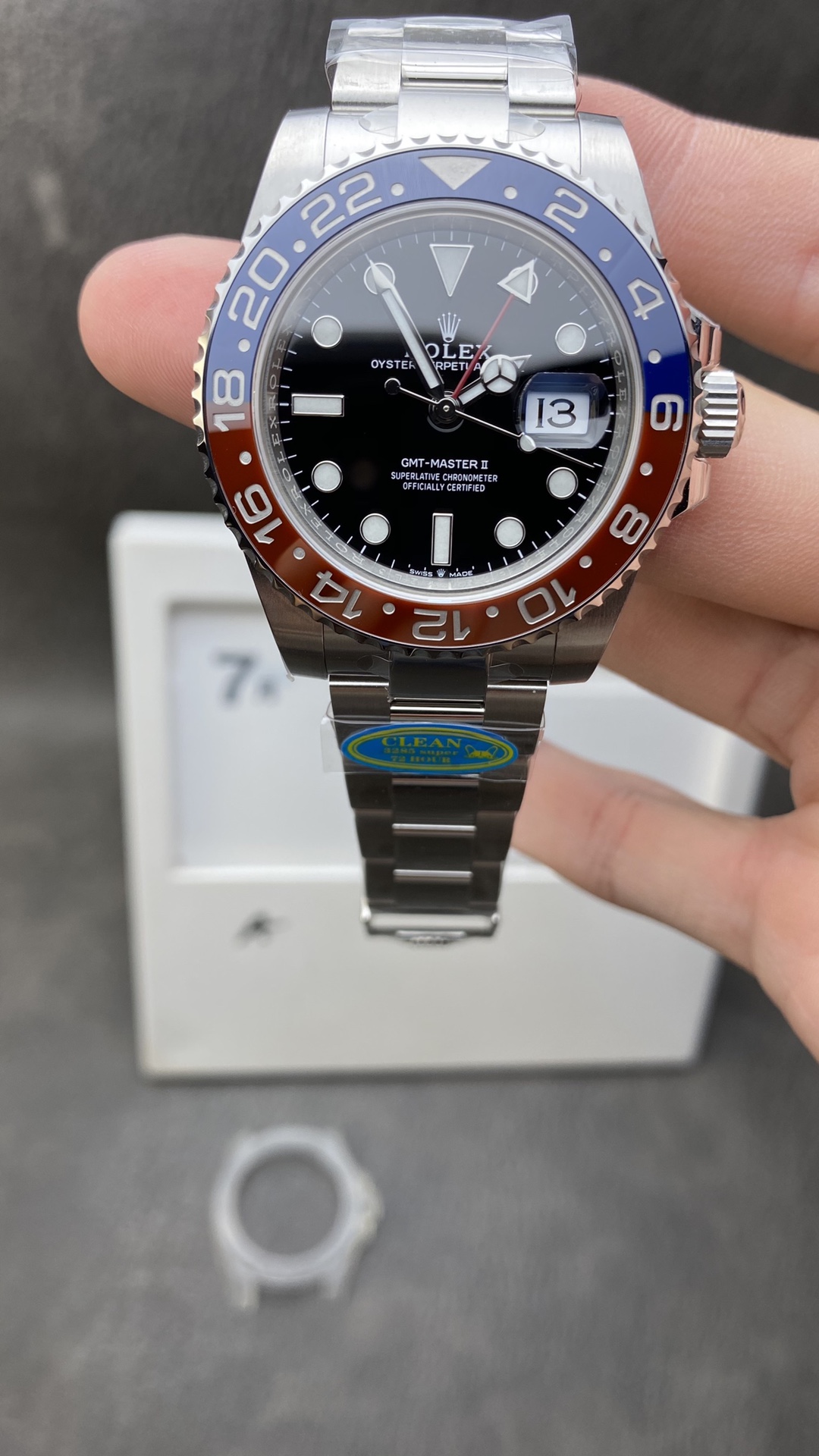 Victory Factory Rolex GMT Master II 126710BLRO Pepsi Blue Red Ceramic Bezel Black Dial 904L Steel Case Oystersteel Bracelet DD3285 Caliber CHS Clean Factory Rolex GMT Master II 126710BLRO Pepsi Blue Red Ceramic Bezel Black Dial 904L Steel Case Oystersteel Bracelet DD3285 Caliber CHS