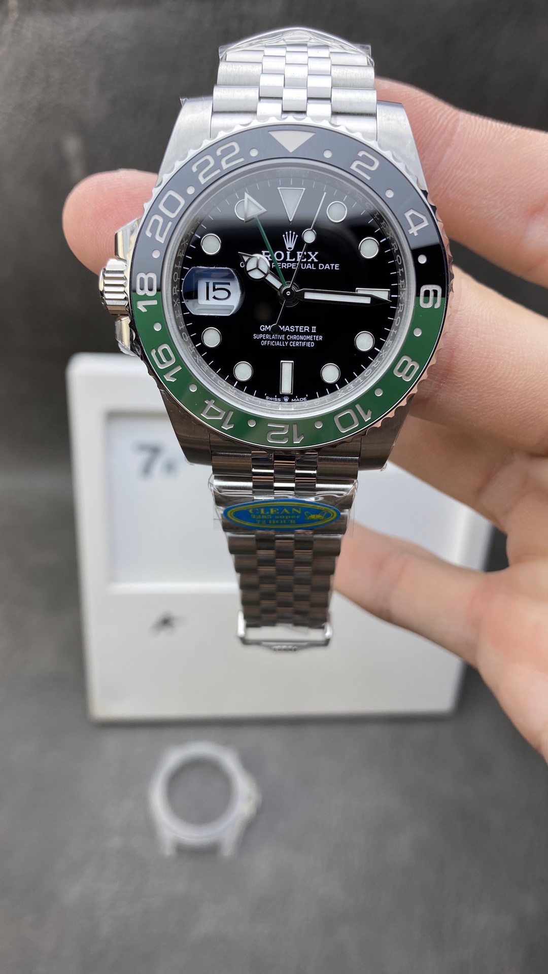 Victory Factory Rolex GMT Master II 126720VTNR Sprite Black Green Ceramic Beze Black Dial DD3285 Movement 904L Case Jubilee Bracelet CHS Clean Factory Rolex GMT Master II 126720VTNR Sprite Black Green Ceramic Beze Black Dial DD3285 Movement 904L Case Jubilee Bracelet CHS
