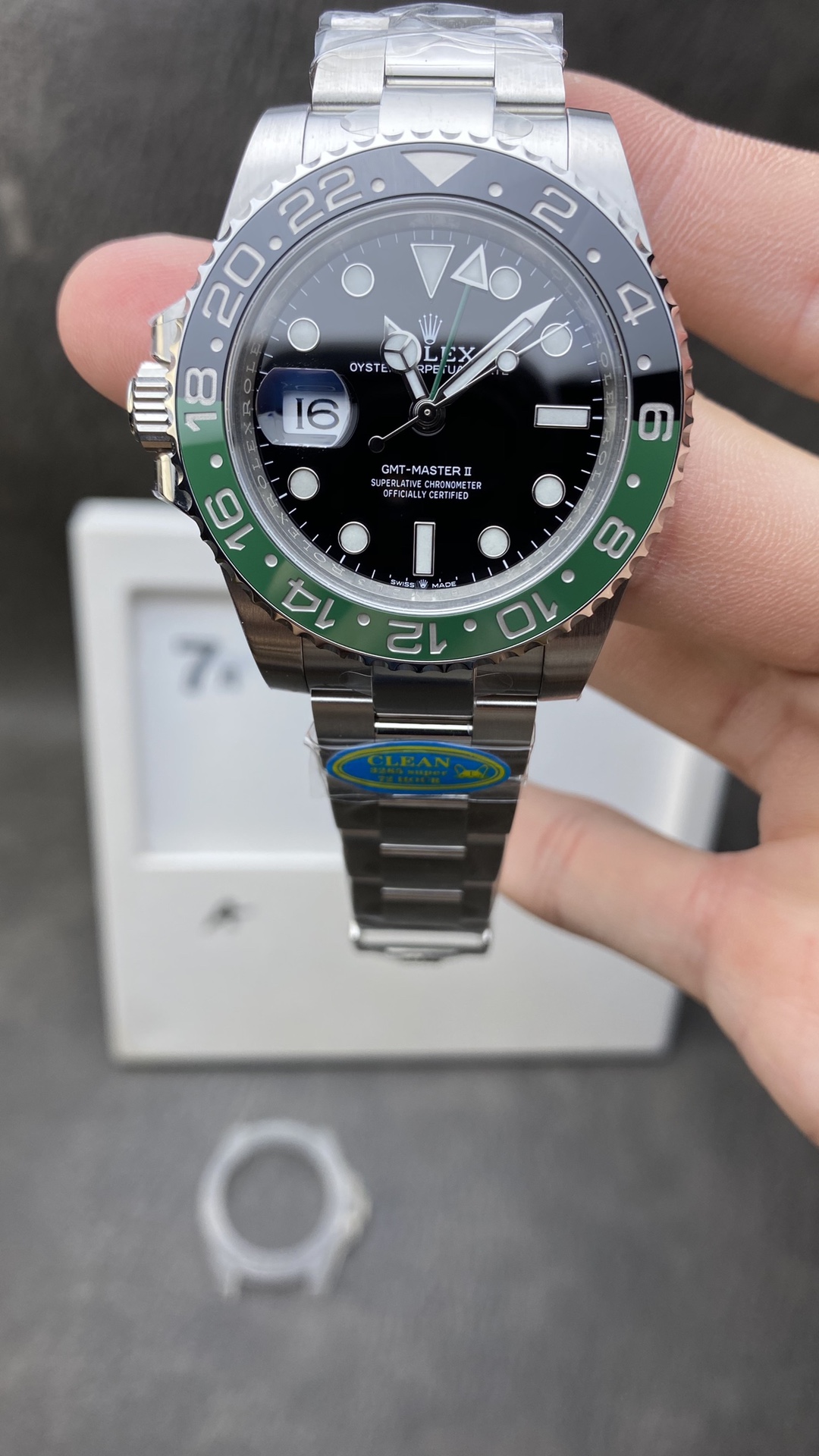 Victory Factory Rolex GMT Master II 126720VTNR Sprite Black Green Ceramic Beze Black Dial DD3285 Movement 904L Case Oyster Bracelet CHS Clean Factory Rolex GMT Master II 126720VTNR Sprite Black Green Ceramic Beze Black Dial DD3285 Movement 904L Case Oyster Bracelet CHS