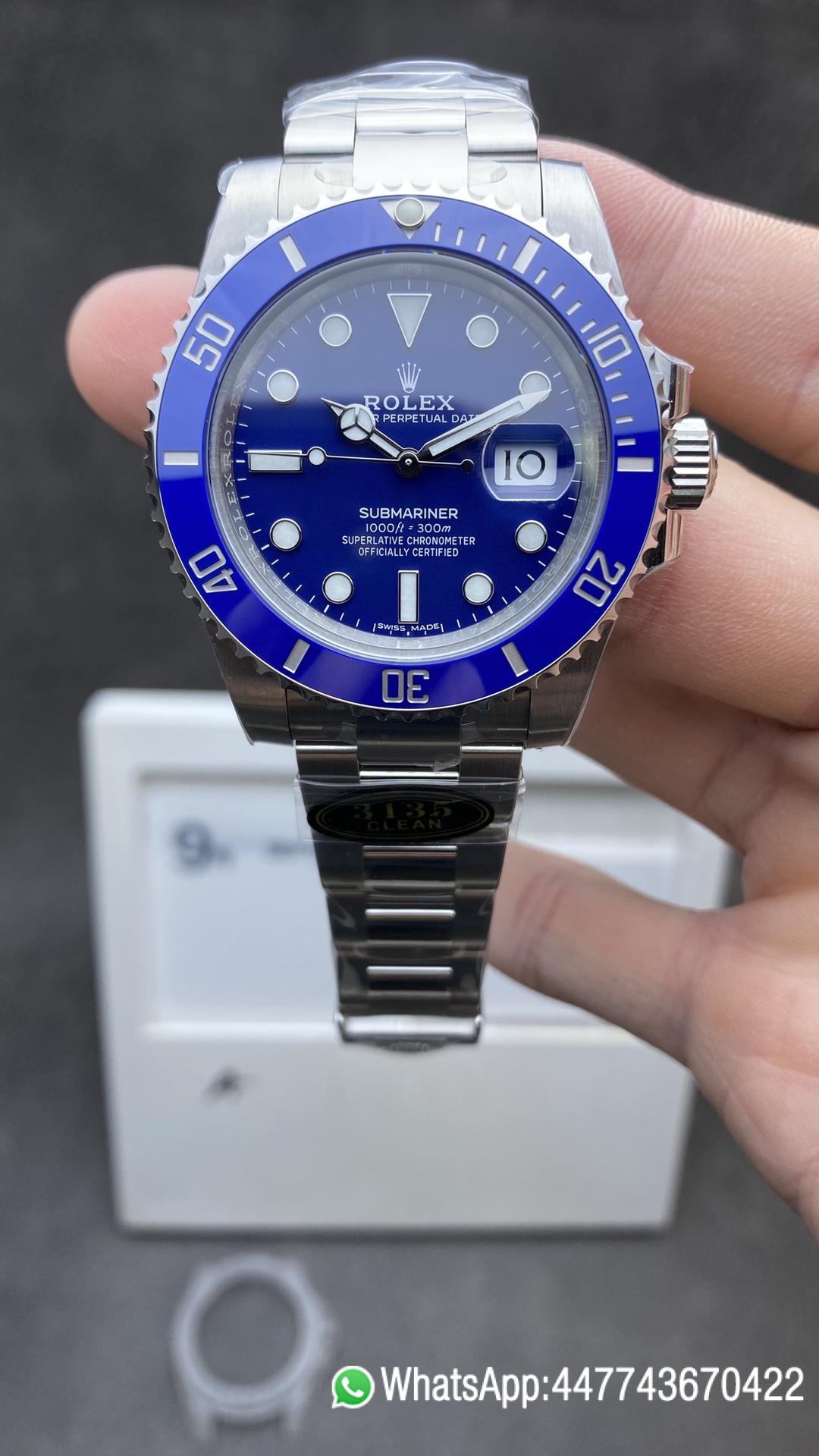 Super Clone Watches Rolex Submariner 116619LB 40mm Blue Dial Ceramic Bezel 904L Steel Case Bracelet VS3135 Movement Clean Factory Watches Rolex Submariner 116619LB 40mm Blue Dial Ceramic Bezel 904L Steel Case Bracelet VS3135 Movement