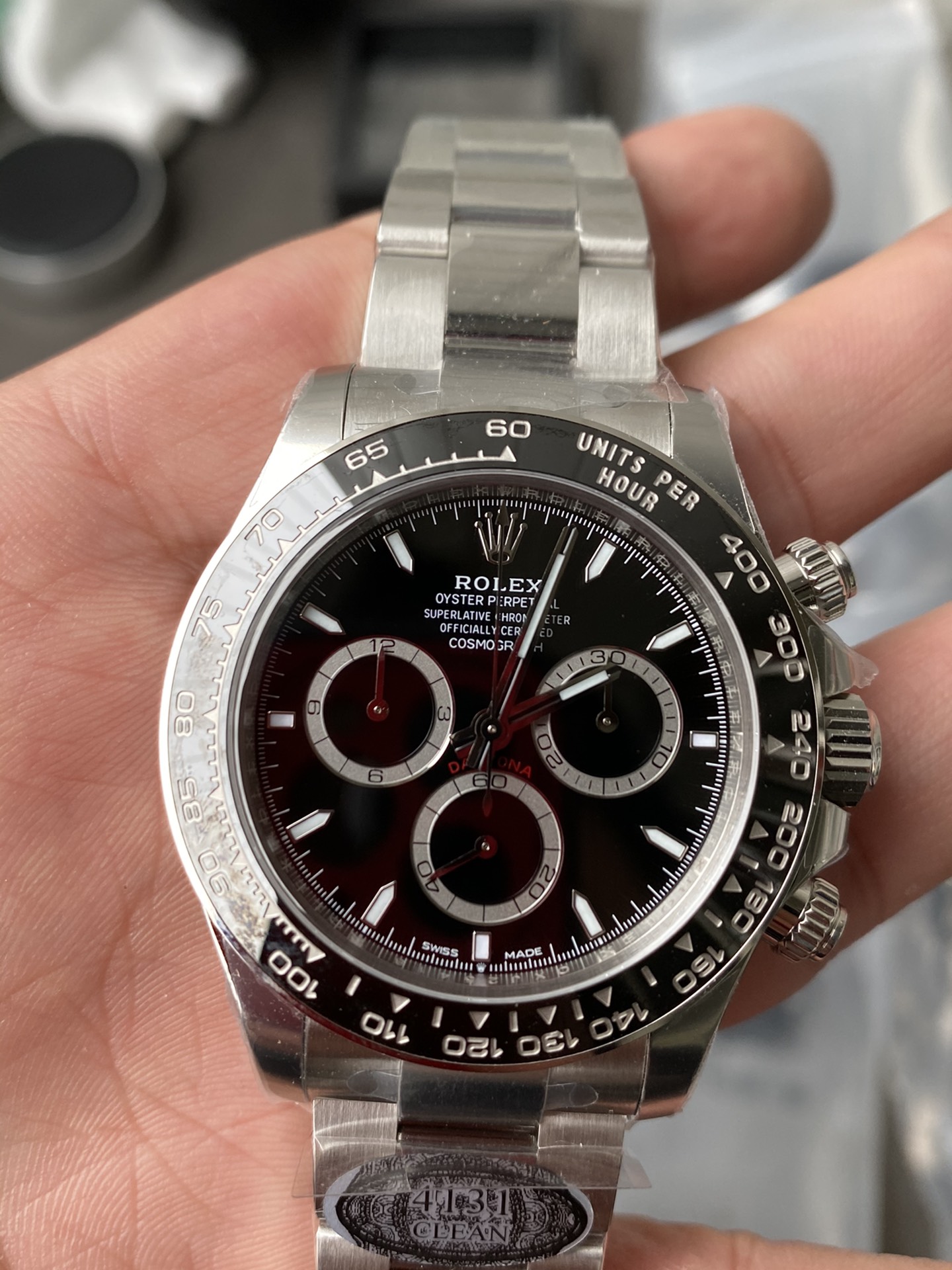 Victory Factory Watch CF Watches Rolex Daytona 126500LN Black Dial Black Cerachrom Bezel 904L Oystersteel SH4131 Movement 03 Clean Factory Watch CF Watches Rolex Daytona 126500LN Black Dial Black Cerachrom Bezel 904L Oystersteel SH4131 Movement 03