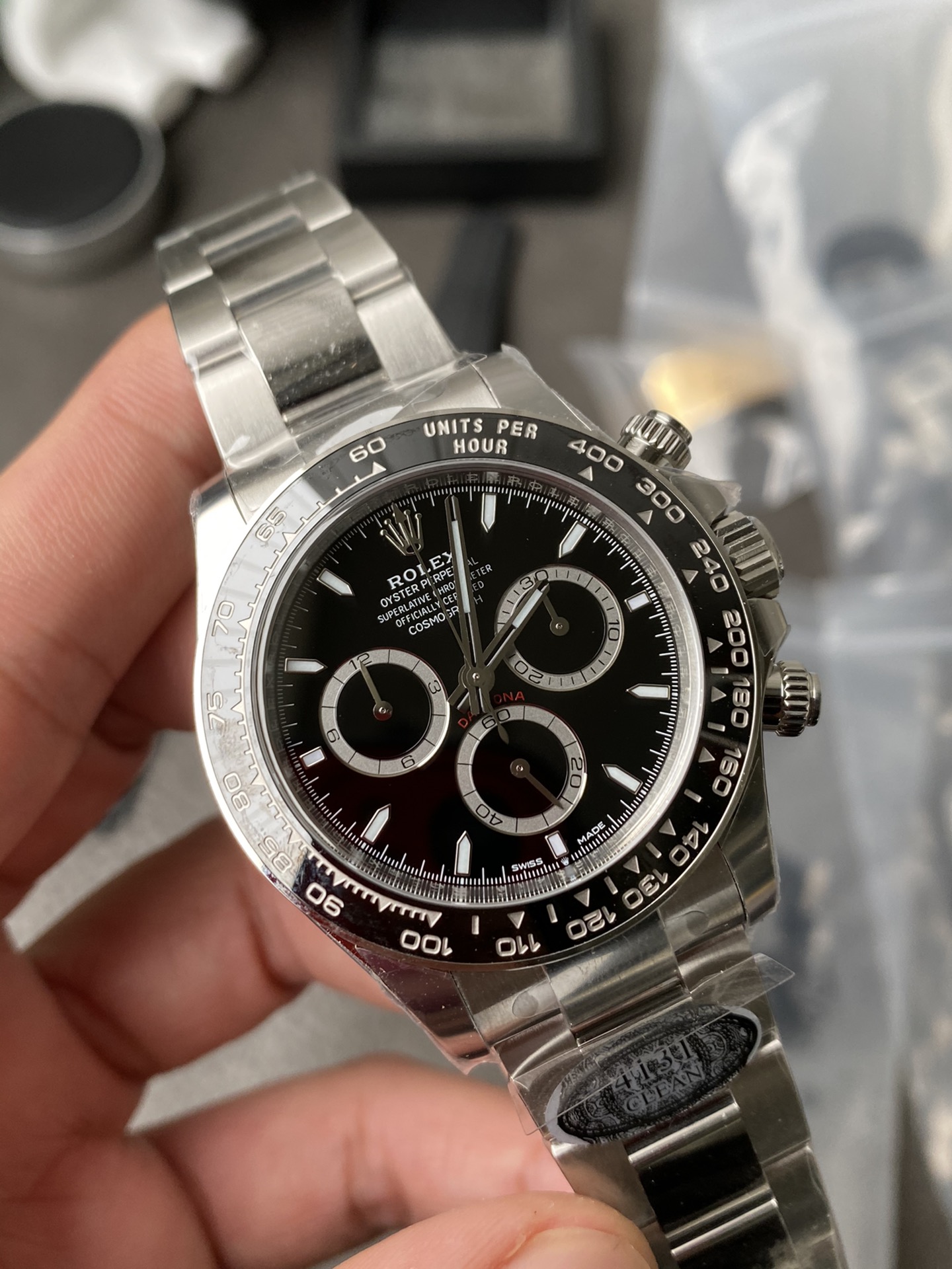 Victory Factory Watch CF Watches Rolex Daytona 126500LN Black Dial Black Cerachrom Bezel 904L Oystersteel SH4131 Movement 04 Clean Factory Watch CF Watches Rolex Daytona 126500LN Black Dial Black Cerachrom Bezel 904L Oystersteel SH4131 Movement 04