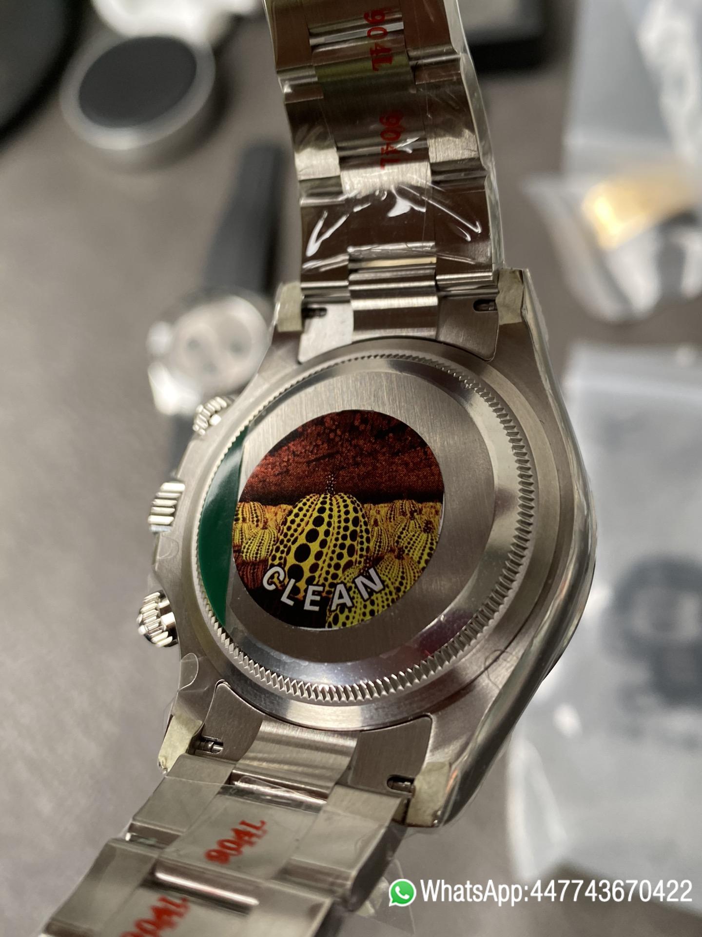 Super Clone Watch CF Watches Rolex Daytona 126500LN Black Dial Black Cerachrom Bezel 904L Oystersteel SH4131 Movement 07 Super Clone Watch CF Watches Rolex Daytona 126500LN Black Dial Black Cerachrom Bezel 904L Oystersteel SH4131 Movement 07