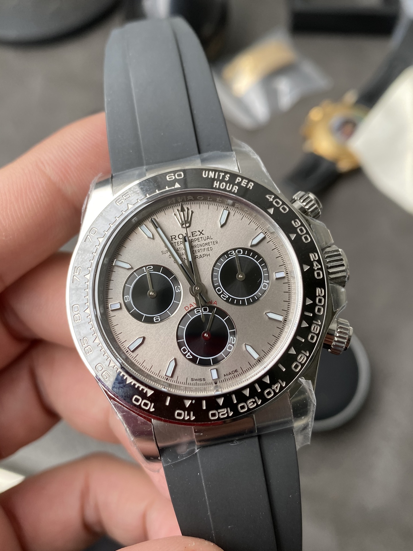Victory Factory Watch Rolex Daytona 126519 Grey Dial 904L Stainless Steel Oysterflex Strap SH4131 Movement 72 Hours Power Reserve 01 Clean Factory Watch Rolex Daytona 126519 Grey Dial 904L Stainless Steel Oysterflex Strap SH4131 Movement 72 Hours Power Reserve 01