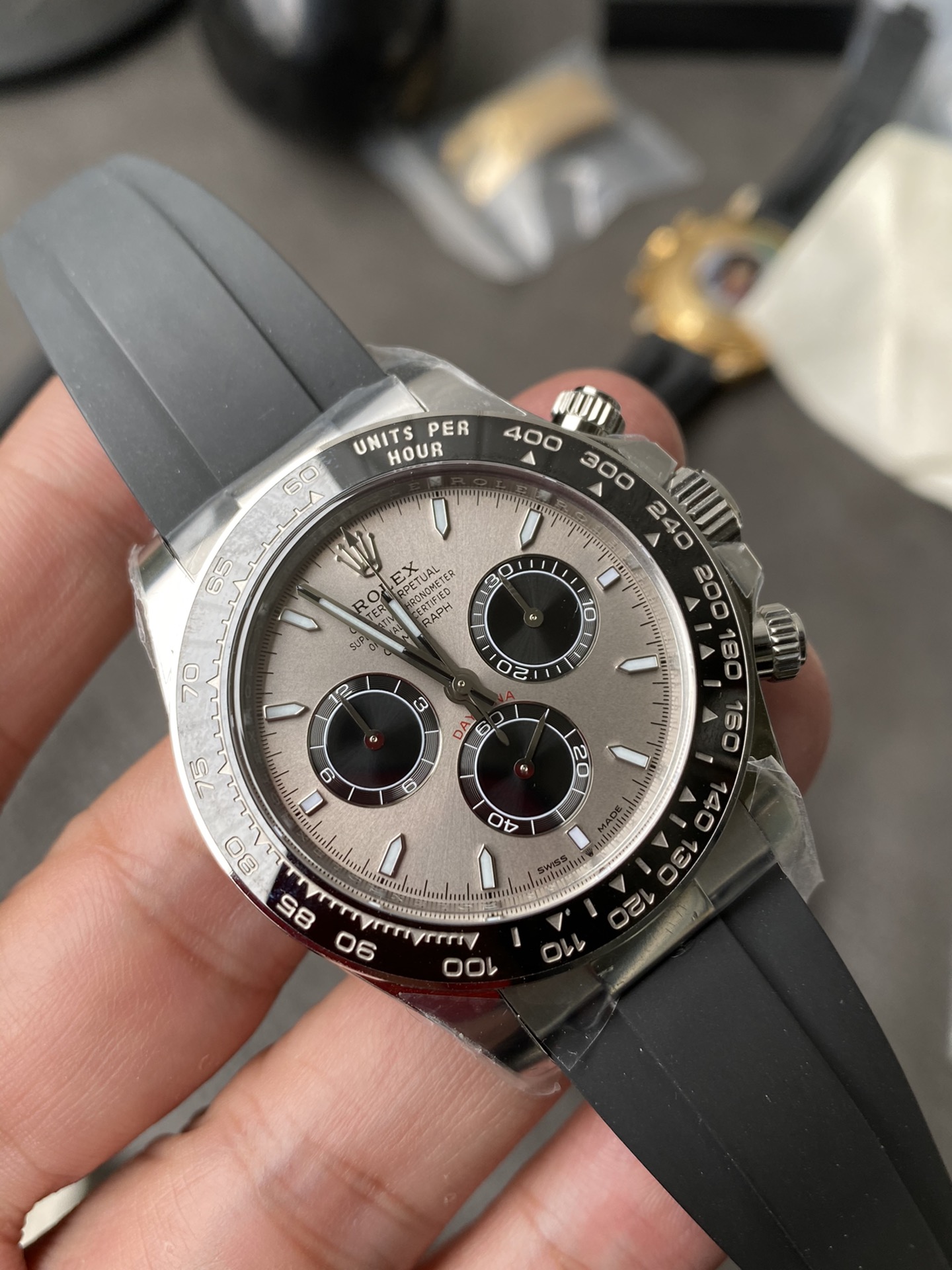 Victory Factory Watch Rolex Daytona 126519 Grey Dial 904L Stainless Steel Oysterflex Strap SH4131 Movement 72 Hours Power Reserve 03 Clean Factory Watch Rolex Daytona 126519 Grey Dial 904L Stainless Steel Oysterflex Strap SH4131 Movement 72 Hours Power Reserve 03