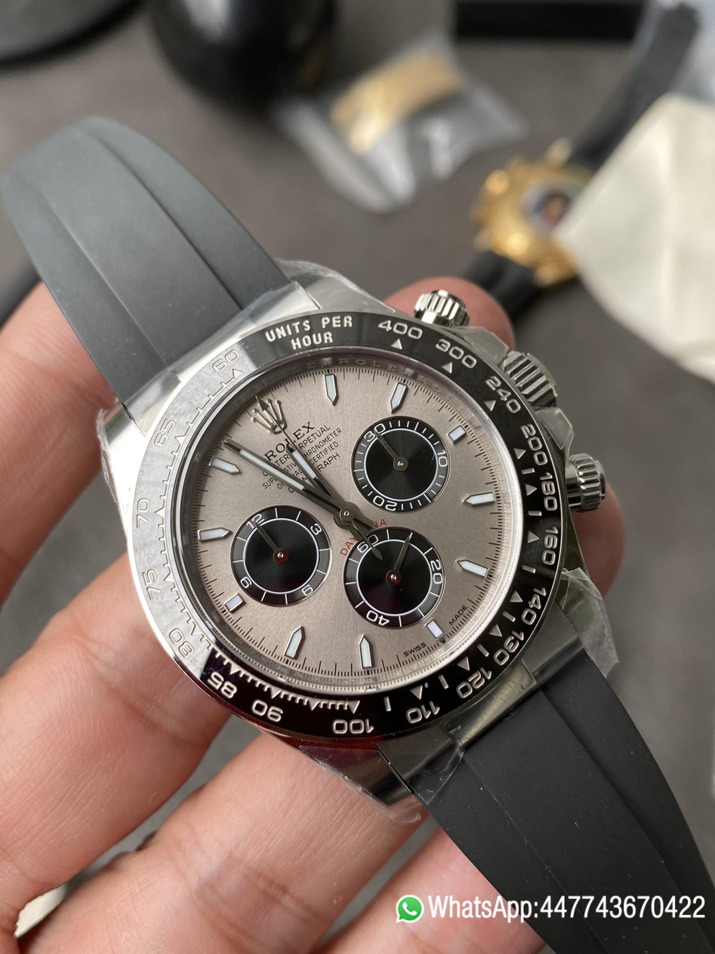 Super Clone Watch Rolex Daytona 126519 Grey Dial 904L Stainless Steel Oysterflex Strap SH4131 Movement 72 Hours Power Reserve 03 Super Clone Watch Rolex Daytona 126519 Grey Dial 904L Stainless Steel Oysterflex Strap SH4131 Movement 72 Hours Power Reserve 03