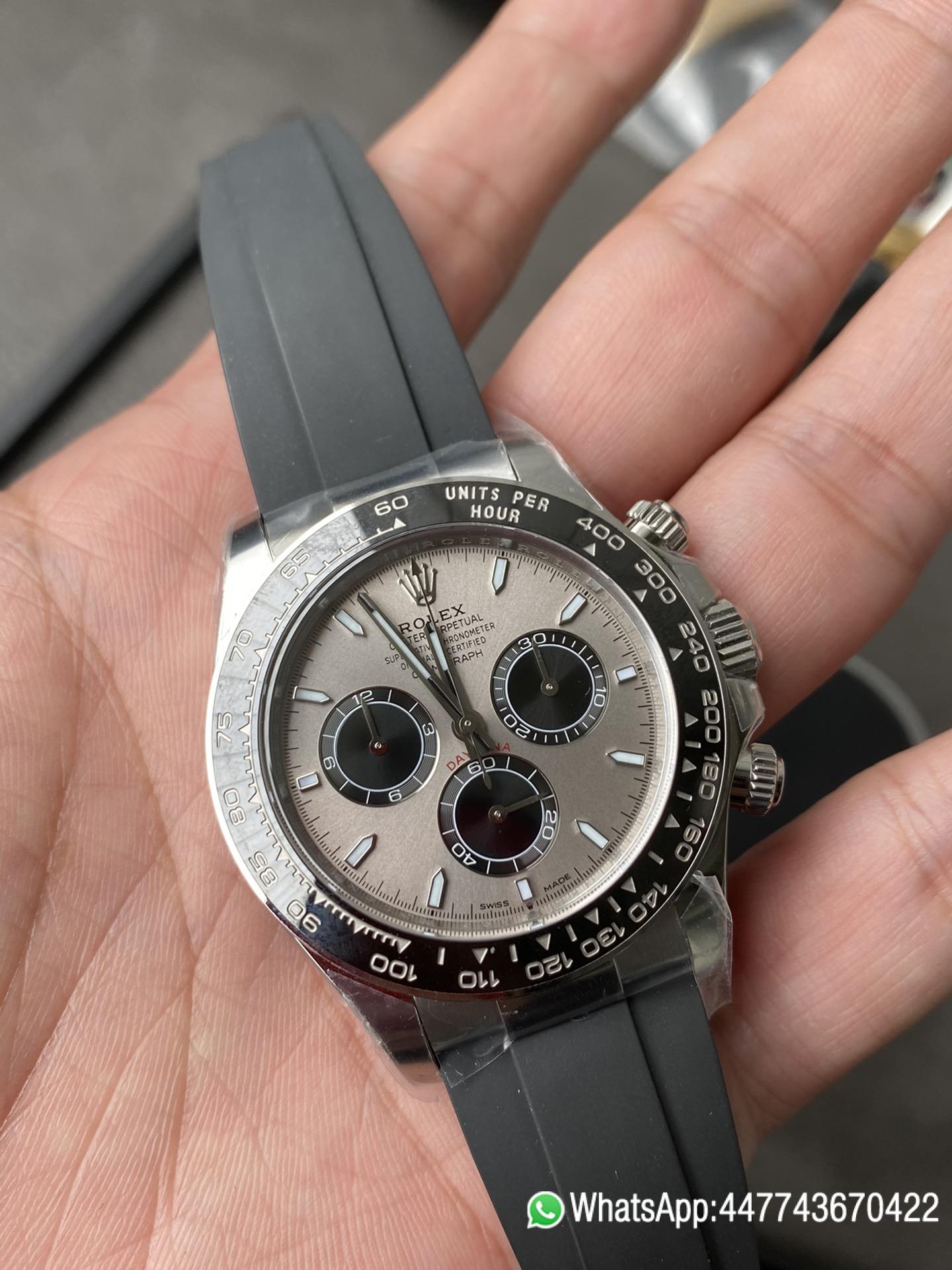 Super Clone Watch Rolex Daytona 126519 Grey Dial 904L Stainless Steel Oysterflex Strap SH4131 Movement 72 Hours Power Reserve 04 Super Clone Watch Rolex Daytona 126519 Grey Dial 904L Stainless Steel Oysterflex Strap SH4131 Movement 72 Hours Power Reserve 04