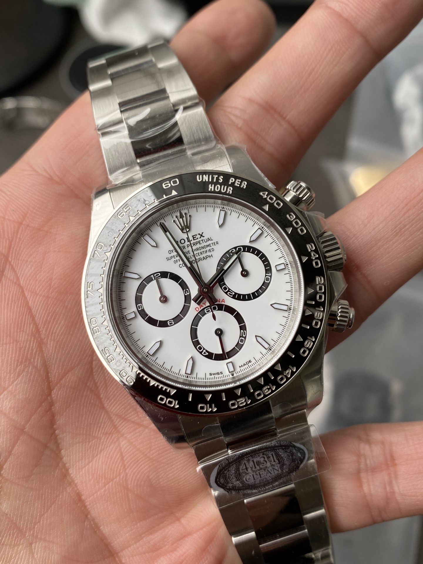 Victory Factory Watch Rolex Daytona Panda 126500LN White Dial Black Cerachrom Bezel 904L Oystersteel SH4131 Movement 04 Clean Factory Watch Rolex Daytona Panda 126500LN White Dial Black Cerachrom Bezel 904L Oystersteel SH4131 Movement 04