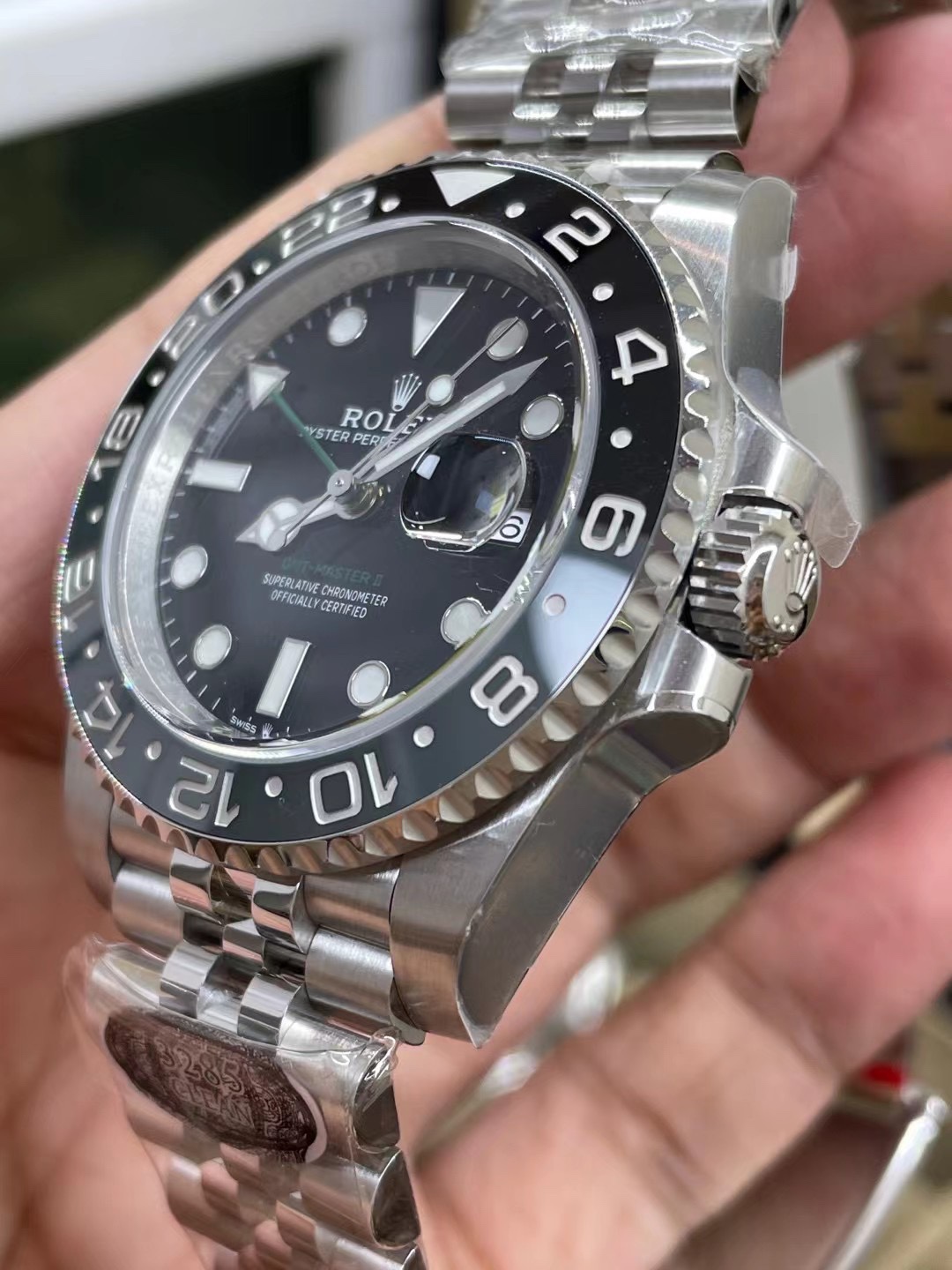 Victory Factory GMT Master II 126710GRNR Black Gray Ceramic Bezel 904L Oystersteel Jubilee Strap DD3285 Movement 04 Clean Factory GMT Master II 126710GRNR Black Gray Ceramic Bezel 904L Oystersteel Jubilee Strap DD3285 Movement 04