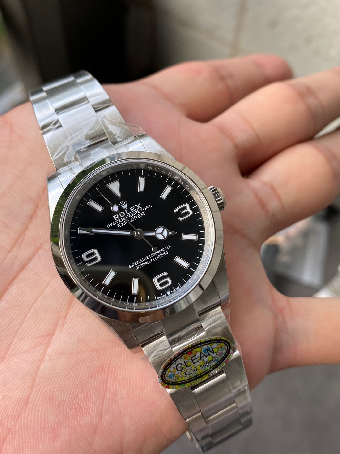 Victory Factory Rolex Explorer 124270 36mm Black Dial 904L Steel Case Oyster Bracelet VR3230 Movement 05 Clean Factory Rolex Explorer 124270 36mm Black Dial 904L Steel Case Oyster Bracelet VR3230 Movement 05