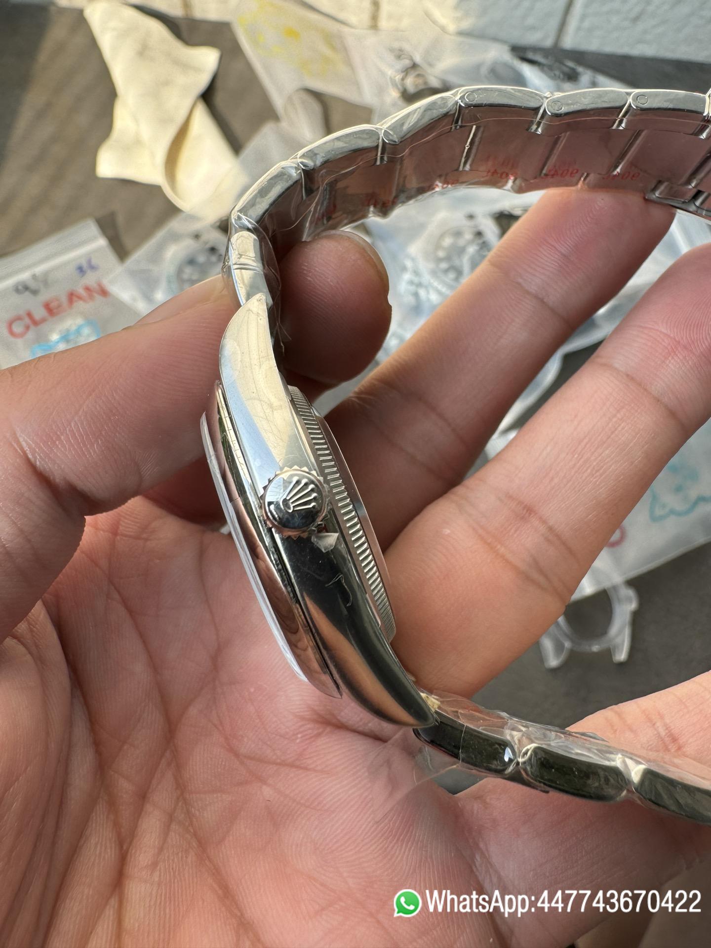 Super Clone Rolex Oyster Perpetual 126000 36mm Tiffany Blue Dial 904L Steel VR3230 CF OP 05 Super Clone Rolex Oyster Perpetual 126000 36mm Tiffany Blue Dial 904L Steel VR3230 CF OP 05