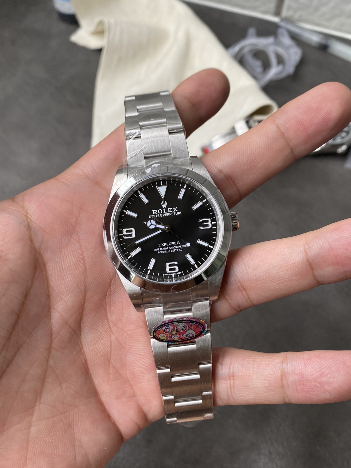 Victory Factory Watch Rolex Explorer 214270 39mm Black Dial 904L OysterSteel Case Oyster Bracelet VR3132 Movement 01 Clean Factory Watch Rolex Explorer 214270 39mm Black Dial 904L OysterSteel Case Oyster Bracelet VR3132 Movement 01