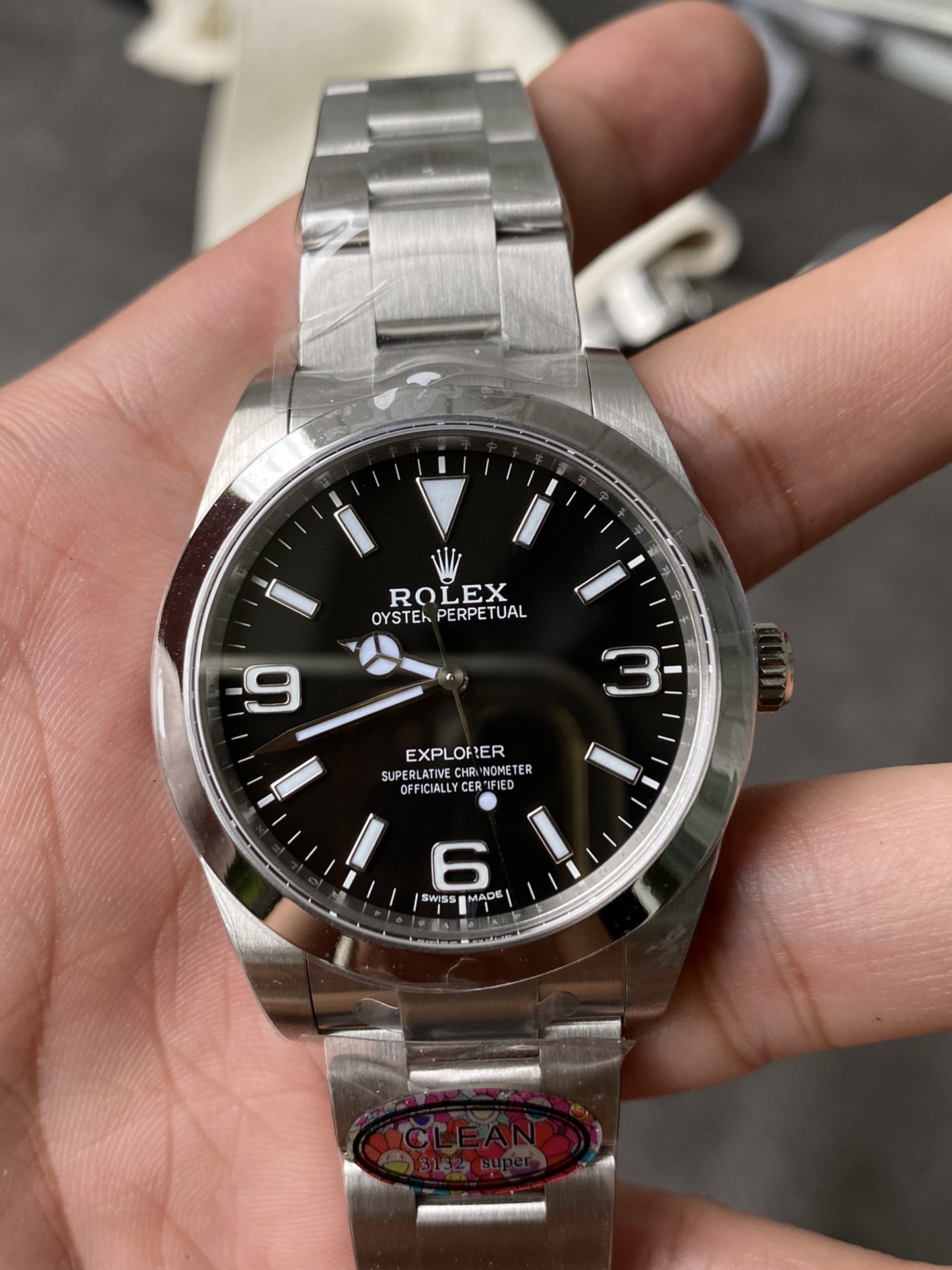 Victory Factory Watch Rolex Explorer 214270 39mm Black Dial 904L OysterSteel Case Oyster Bracelet VR3132 Movement 02 Clean Factory Watch Rolex Explorer 214270 39mm Black Dial 904L OysterSteel Case Oyster Bracelet VR3132 Movement 02