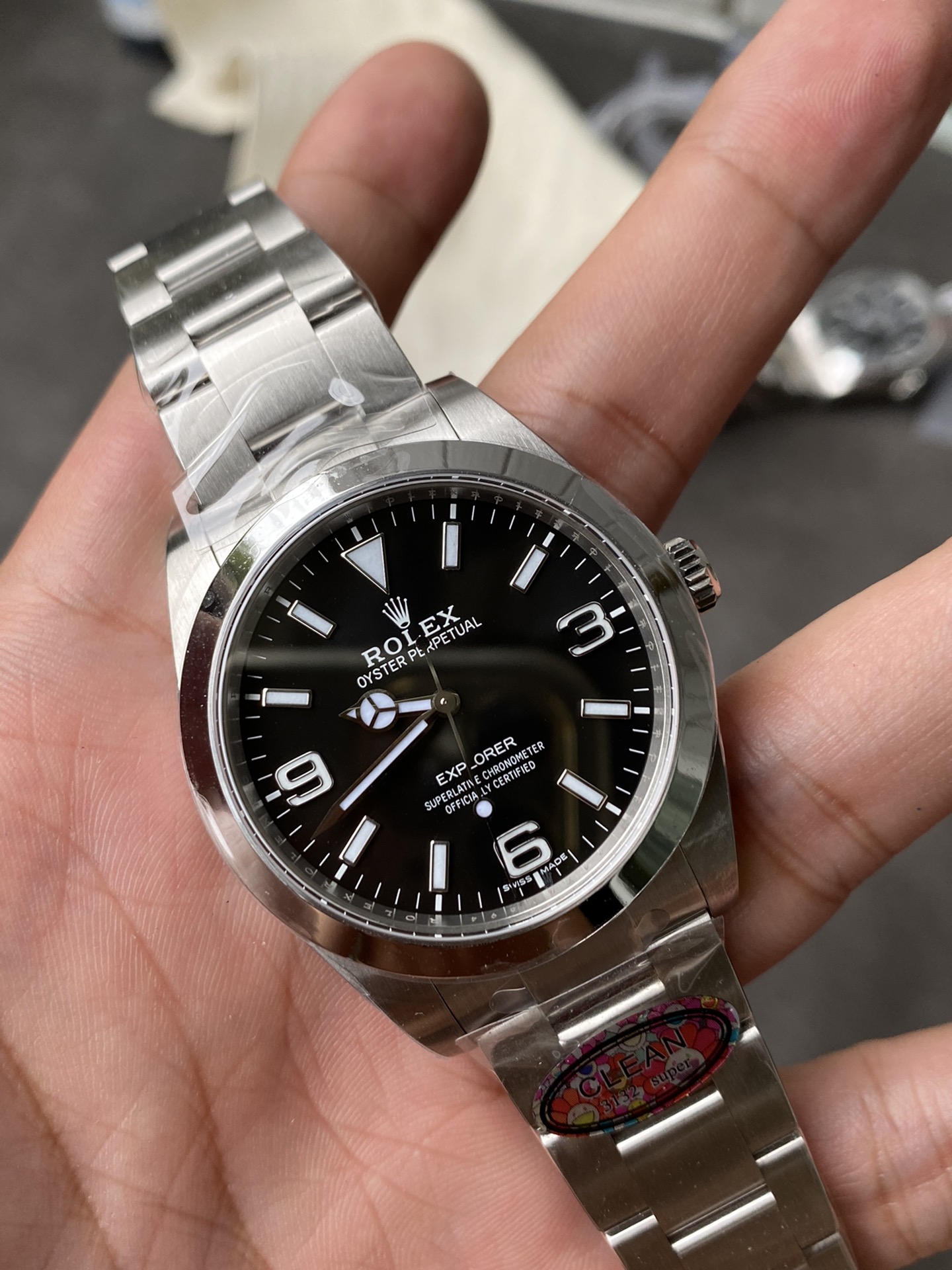 Victory Factory Watch Rolex Explorer 214270 39mm Black Dial 904L OysterSteel Case Oyster Bracelet VR3132 Movement 03 Clean Factory Watch Rolex Explorer 214270 39mm Black Dial 904L OysterSteel Case Oyster Bracelet VR3132 Movement 03