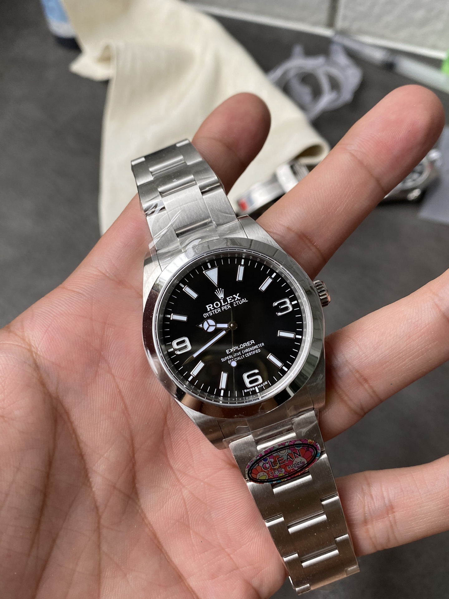 Victory Factory Watch Rolex Explorer 214270 39mm Black Dial 904L OysterSteel Case Oyster Bracelet VR3132 Movement 04 Clean Factory Watch Rolex Explorer 214270 39mm Black Dial 904L OysterSteel Case Oyster Bracelet VR3132 Movement 04