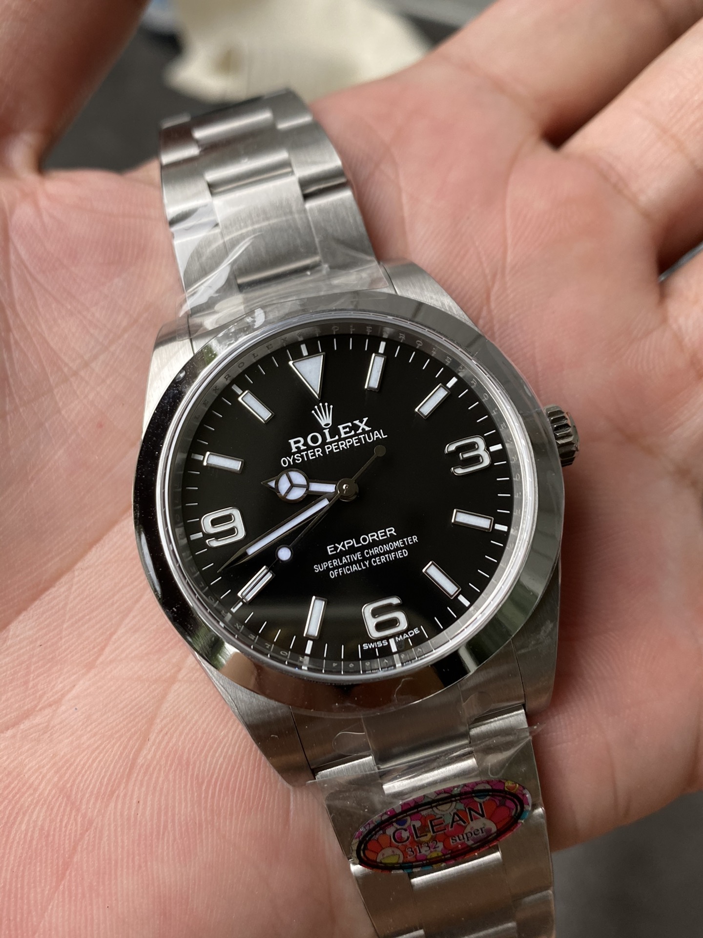 Victory Factory Watch Rolex Explorer 214270 39mm Black Dial 904L OysterSteel Case Oyster Bracelet VR3132 Movement 05 Clean Factory Watch Rolex Explorer 214270 39mm Black Dial 904L OysterSteel Case Oyster Bracelet VR3132 Movement 05