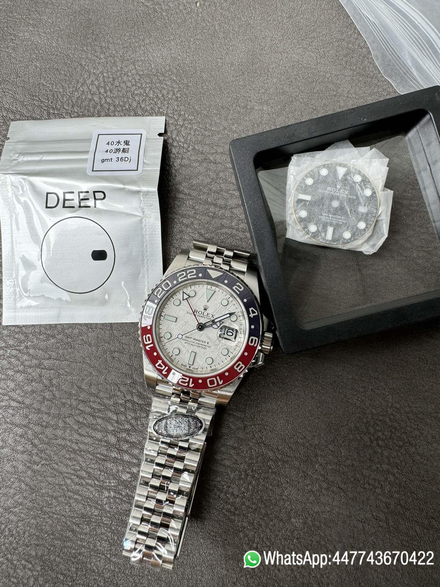 Super Clone Watches GMT Master II 126719 BLRO Blue Red Ceramic Bezel Meteorite Dial Deep Sapphire Crystal DD3285 11 Super Clone Watches GMT Master II 126719 BLRO Blue Red Ceramic Bezel Meteorite Dial Deep Sapphire Crystal DD3285 11