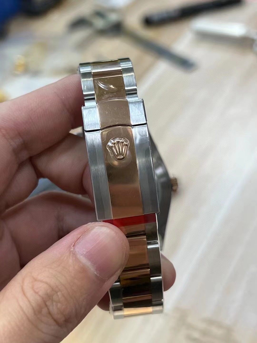 Victory Factory Watches Rolex DateJust 41mm 126331 0001 Rose Gold Bezel Chocolate Dial Oyster Bracelet 3235 Movement 05 Clean Factory Watches Rolex DateJust 41mm 126331 0001 Rose Gold Bezel Chocolate Dial Oyster Bracelet 3235 Movement 05