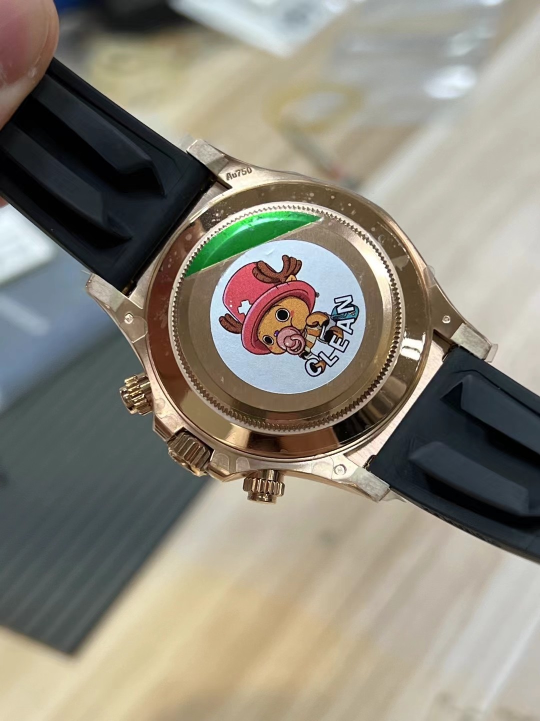 Victory Factory Daytona 116515 Rose Gold Case Chocolate Dial Black Chrono Dial DanDong 4130 Movement Oysterflex Strap 06 Clean Factory Daytona 116515 Rose Gold Case Chocolate Dial Black Chrono Dial DanDong 4130 Movement Oysterflex Strap 06