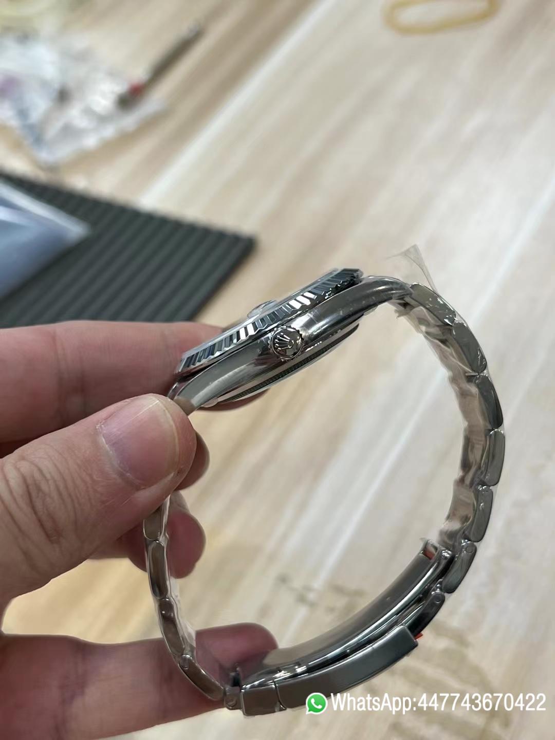 Super Clone Rolex Datejust 41 m126334 0019 White MOP Dial with Diamonds Markers Oyster Bracelet 04 Super Clone Rolex Datejust 41 m126334 0019 White MOP Dial with Diamonds Markers Oyster Bracelet 04