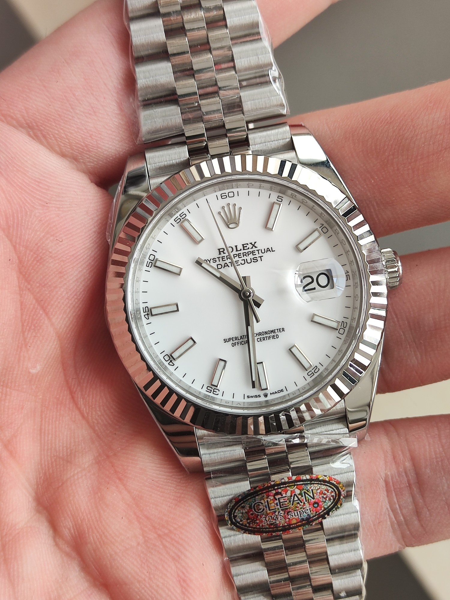 Victory Factory Rolex Datejust 41mm 126334 0010 White Dial 904L Steel Case Jubilee Bracelet DD3235 Movement 02 Clean Factory Rolex Datejust 41mm 126334 0010 White Dial 904L Steel Case Jubilee Bracelet DD3235 Movement 02