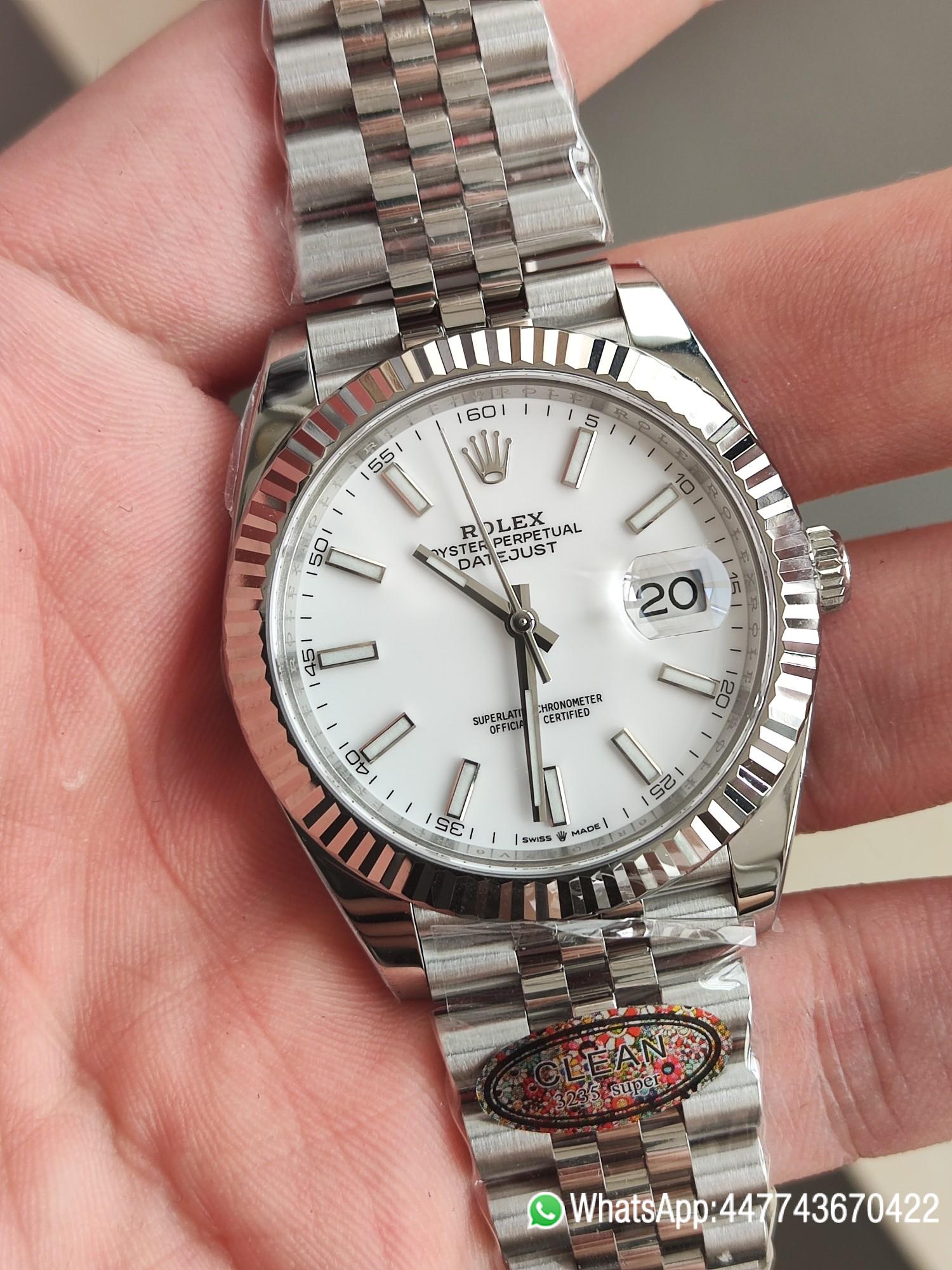 Super Clone Rolex Datejust 41mm 126334 0010 White Dial 904L Steel Case Jubilee Bracelet DD3235 Movement 02 Super Clone Rolex Datejust 41mm 126334 0010 White Dial 904L Steel Case Jubilee Bracelet DD3235 Movement 02