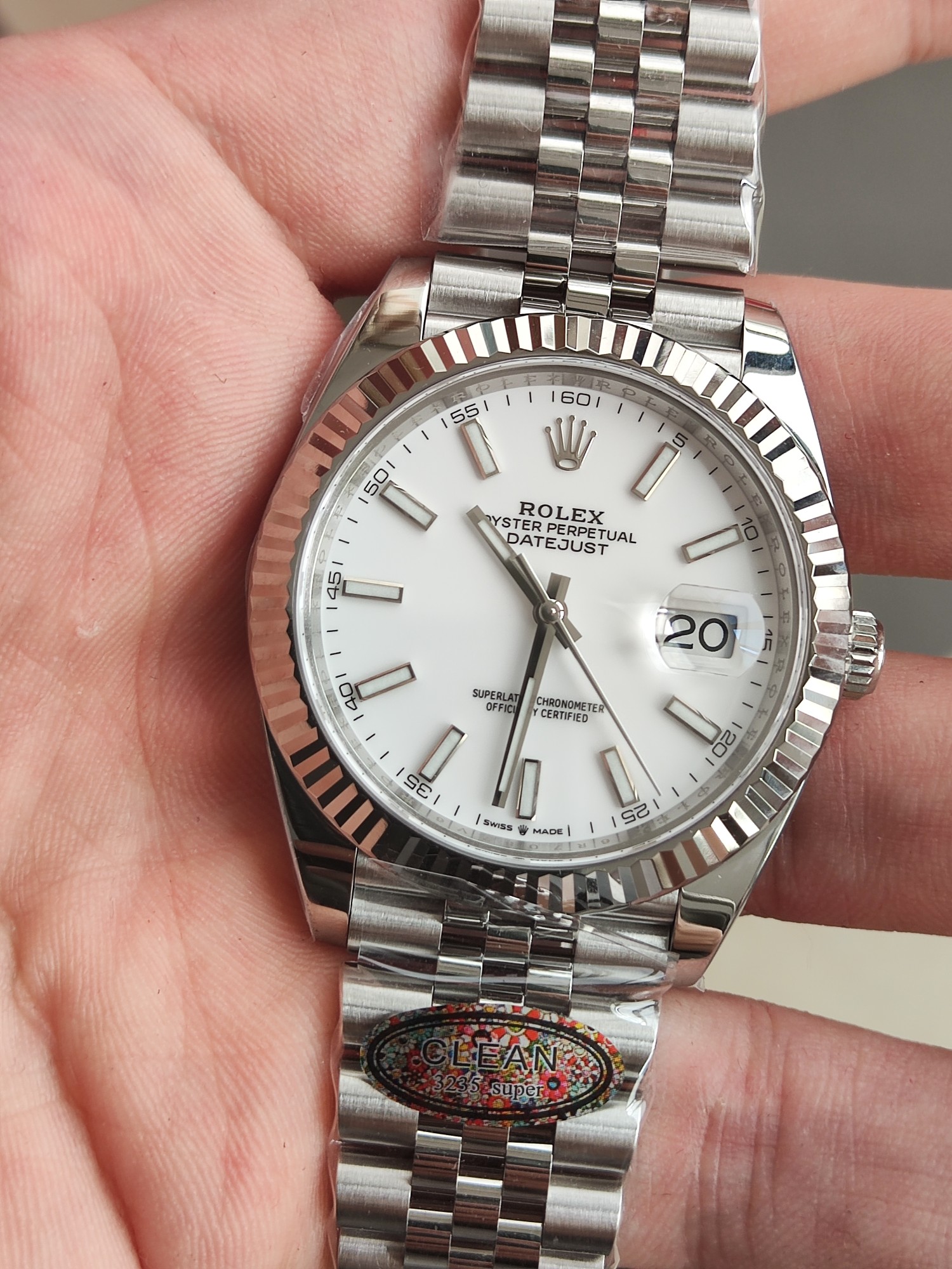 Victory Factory Rolex Datejust 41mm 126334 0010 White Dial 904L Steel Case Jubilee Bracelet DD3235 Movement 03 Clean Factory Rolex Datejust 41mm 126334 0010 White Dial 904L Steel Case Jubilee Bracelet DD3235 Movement 03