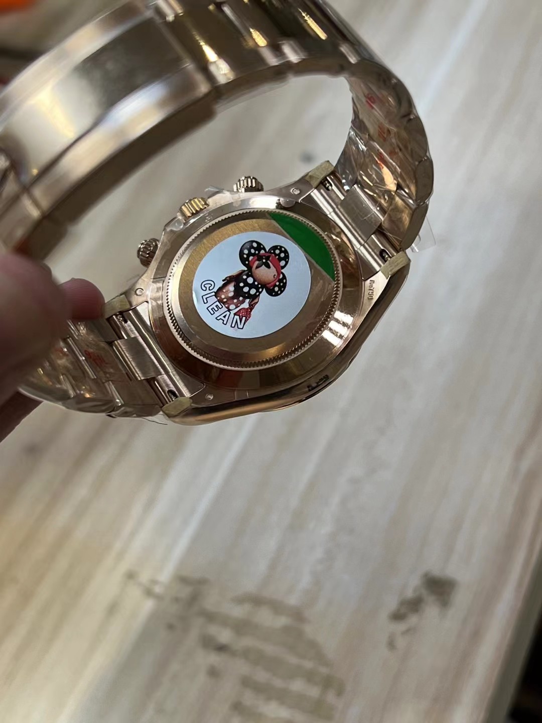 Victory Factory Rolex Daytona 116505 Full Rose Gold Case Bracelet Rose Gold Dial with Diamonds Markers DD4130 Movement 05 Clean Factory Rolex Daytona 116505 Full Rose Gold Case Bracelet Rose Gold Dial with Diamonds Markers DD4130 Movement 05