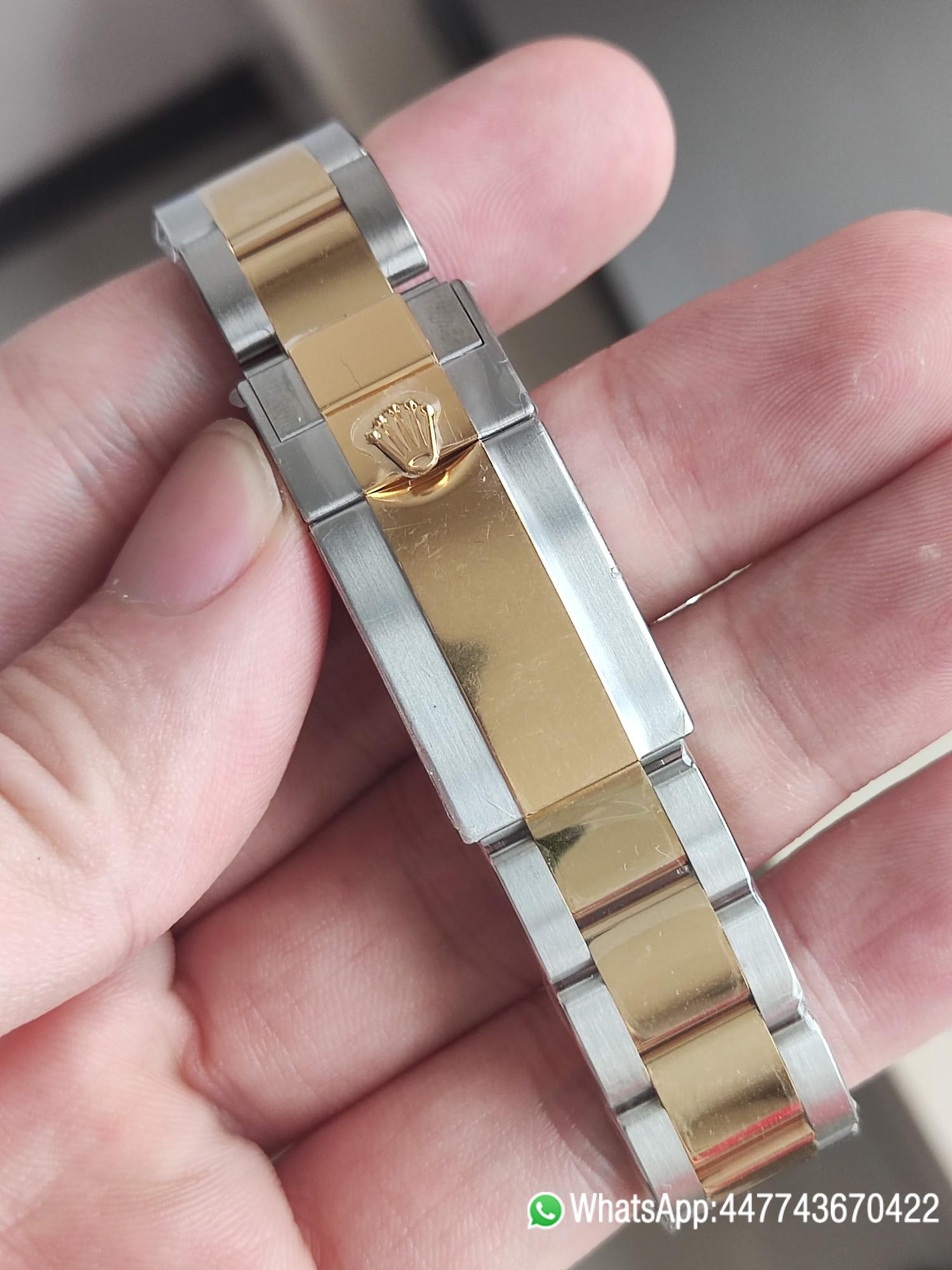 Super Clone Watch Rolex Daytona 116503 Yellow Gold Steel Two Tone Braclet Champagne Dial Stick Markers 07 Super Clone Watch Rolex Daytona 116503 Yellow Gold Steel Two Tone Braclet Champagne Dial Stick Markers 07