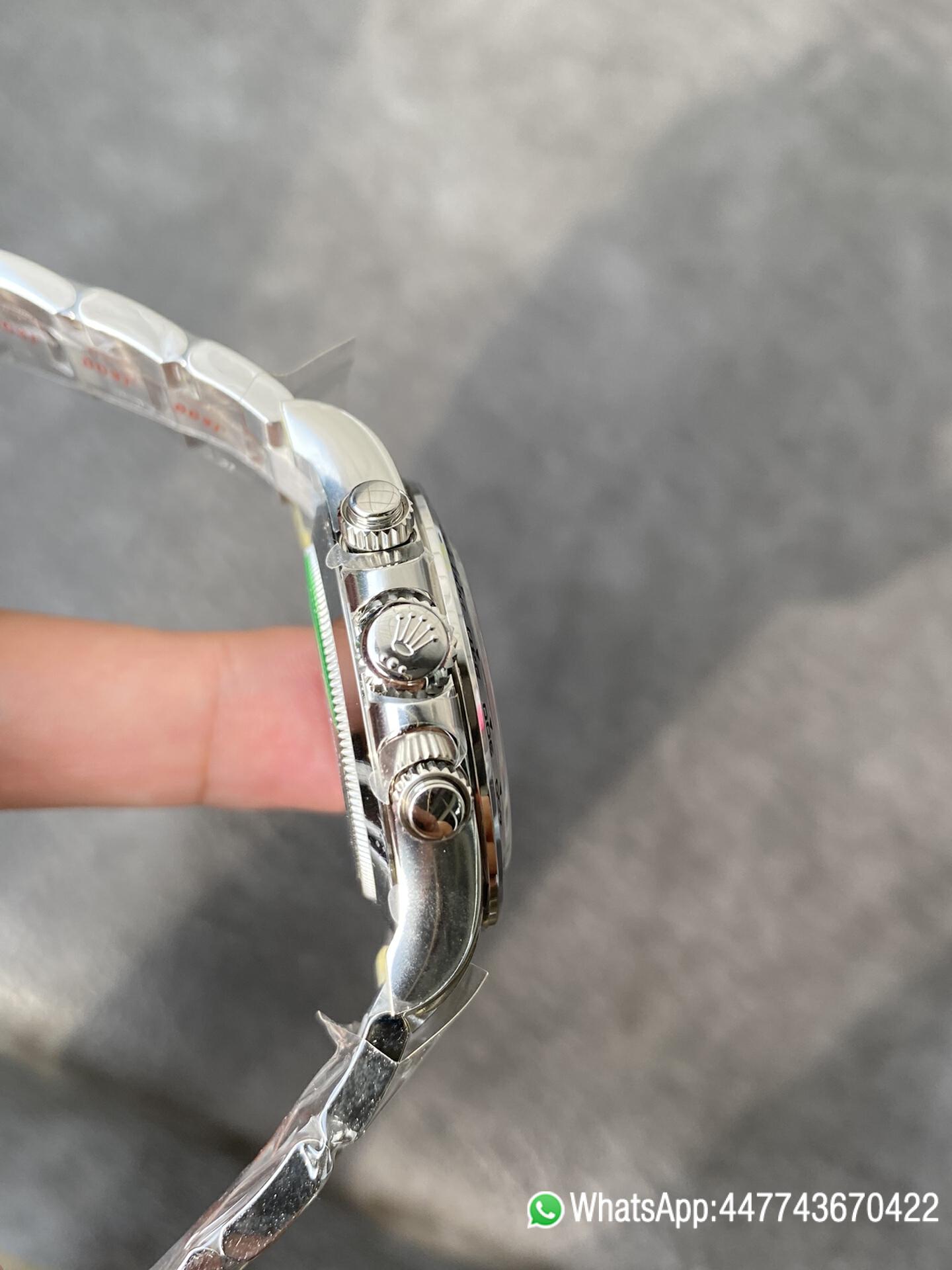 Super Clone Daytona 116509 Blue Dial 904L Steel Case Oyster Bracelet SuperClone DanDong 4130 Movement 06 Super Clone Daytona 116509 Blue Dial 904L Steel Case Oyster Bracelet SuperClone DanDong 4130 Movement 06