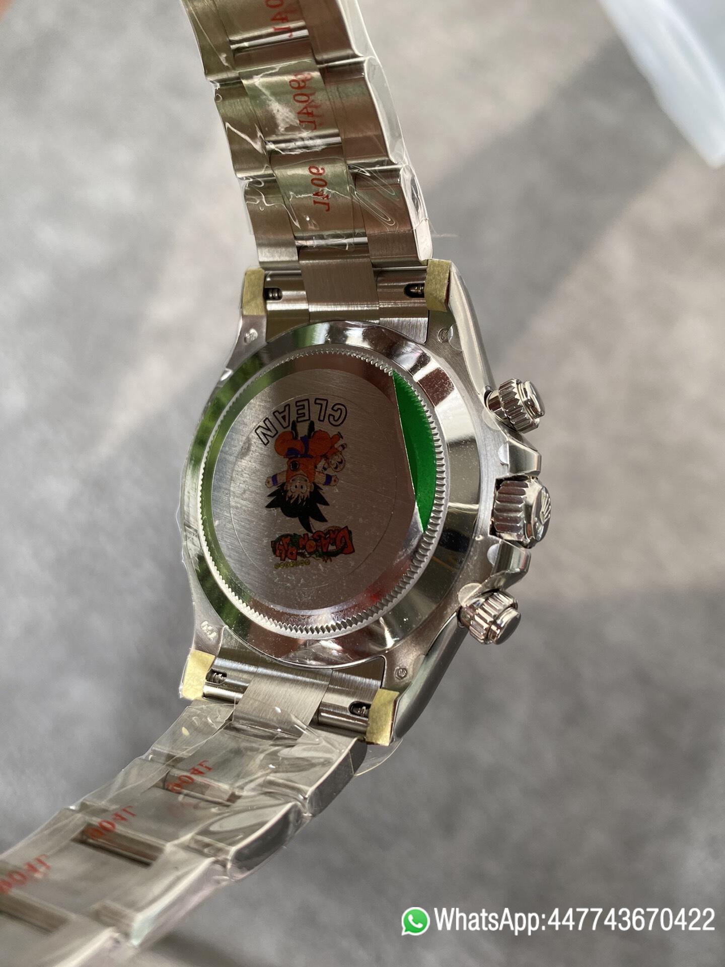 Super Clone Daytona 116509 Blue Dial 904L Steel Case Oyster Bracelet SuperClone DanDong 4130 Movement 07 Super Clone Daytona 116509 Blue Dial 904L Steel Case Oyster Bracelet SuperClone DanDong 4130 Movement 07