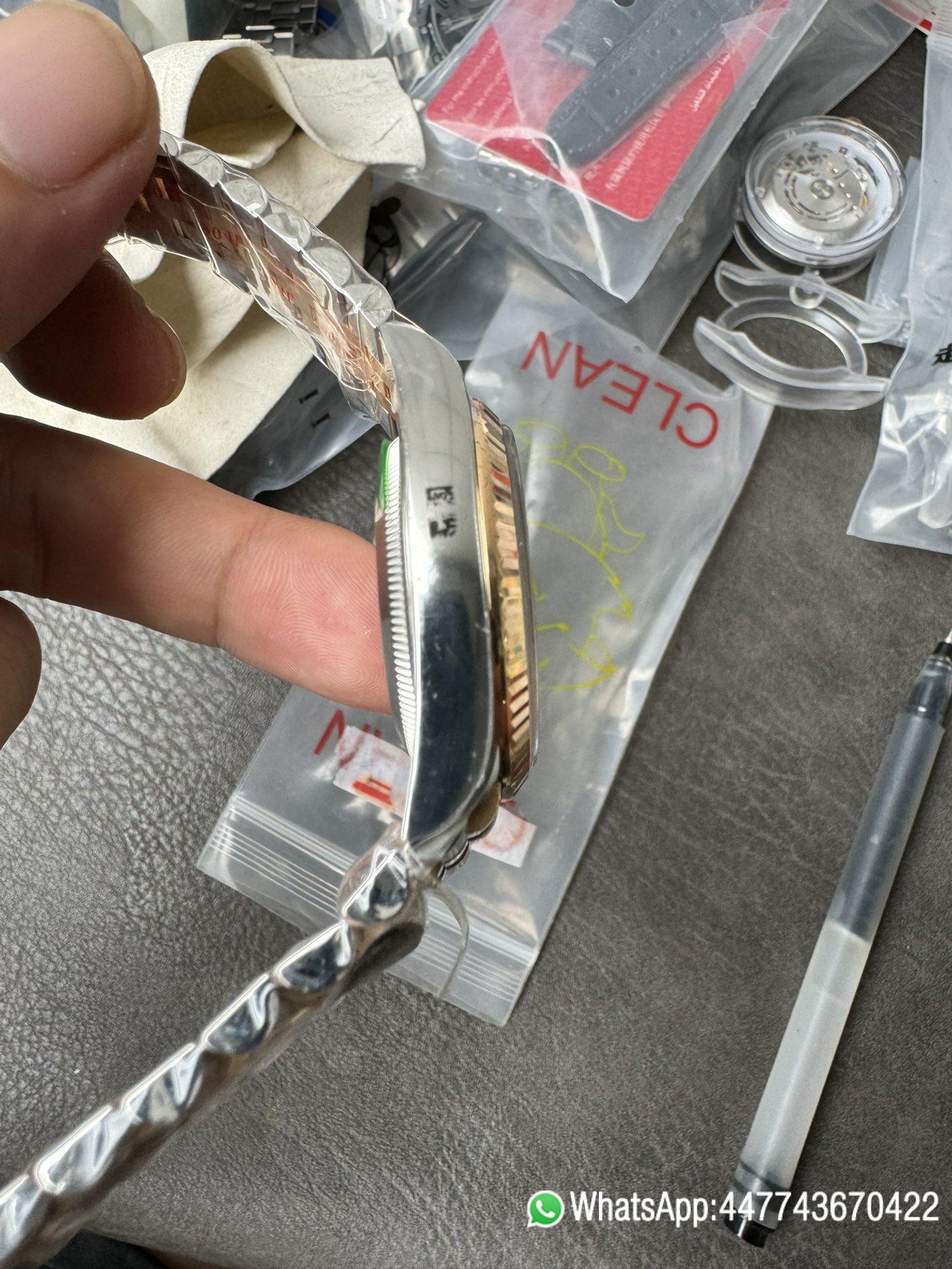 Super Clone DateJust 36mm 126231 Wimbledon 904L Steel Grey Dial Green Roman Marker Two Tone Jubilee Bracelet SH3235 Movement 07 Super Clone DateJust 36mm 126231 Wimbledon 904L Steel Grey Dial Green Roman Marker Two Tone Jubilee Bracelet SH3235 Movement 07