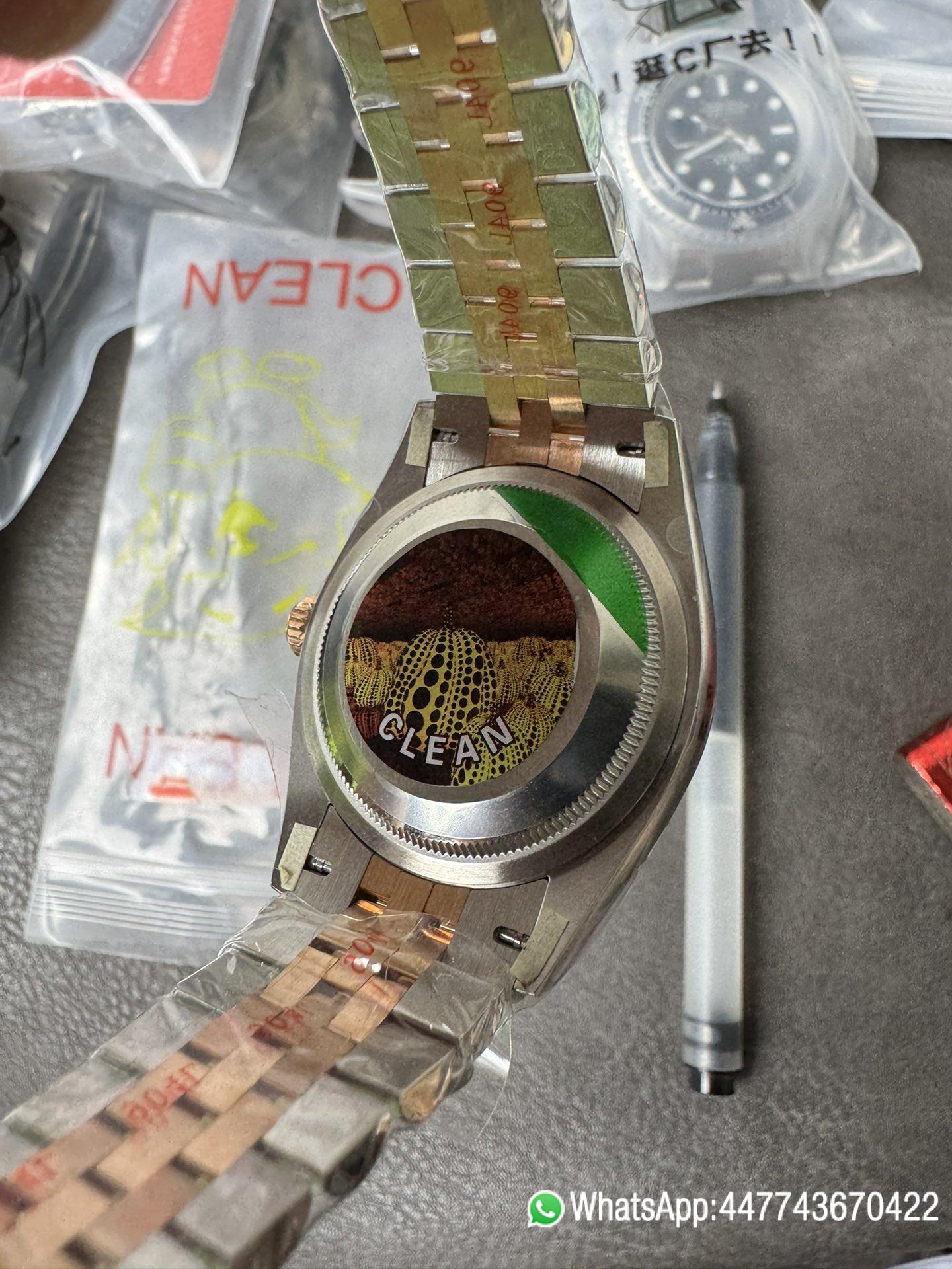 Super Clone DateJust 36mm 126231 Wimbledon 904L Steel Grey Dial Green Roman Marker Two Tone Jubilee Bracelet SH3235 Movement 08 Super Clone DateJust 36mm 126231 Wimbledon 904L Steel Grey Dial Green Roman Marker Two Tone Jubilee Bracelet SH3235 Movement 08