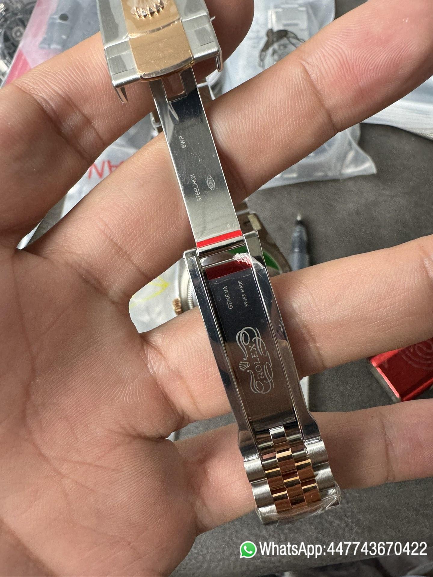 Super Clone DateJust 36mm 126231 Wimbledon 904L Steel Grey Dial Green Roman Marker Two Tone Jubilee Bracelet SH3235 Movement 09 Super Clone DateJust 36mm 126231 Wimbledon 904L Steel Grey Dial Green Roman Marker Two Tone Jubilee Bracelet SH3235 Movement 09