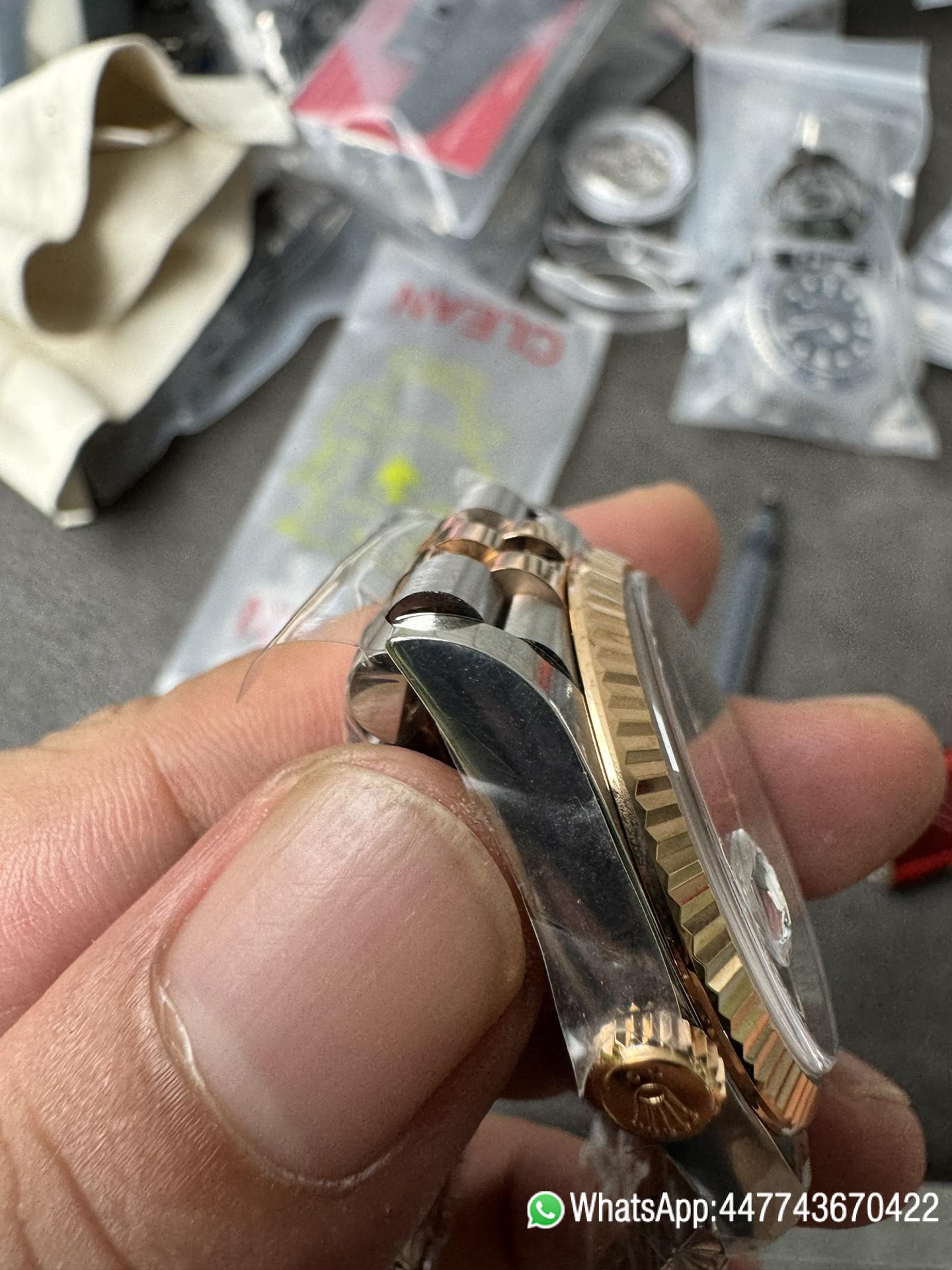 Super Clone DateJust 36mm 126231 Wimbledon 904L Steel Grey Dial Green Roman Marker Two Tone Jubilee Bracelet SH3235 Movement 11 Super Clone DateJust 36mm 126231 Wimbledon 904L Steel Grey Dial Green Roman Marker Two Tone Jubilee Bracelet SH3235 Movement 11