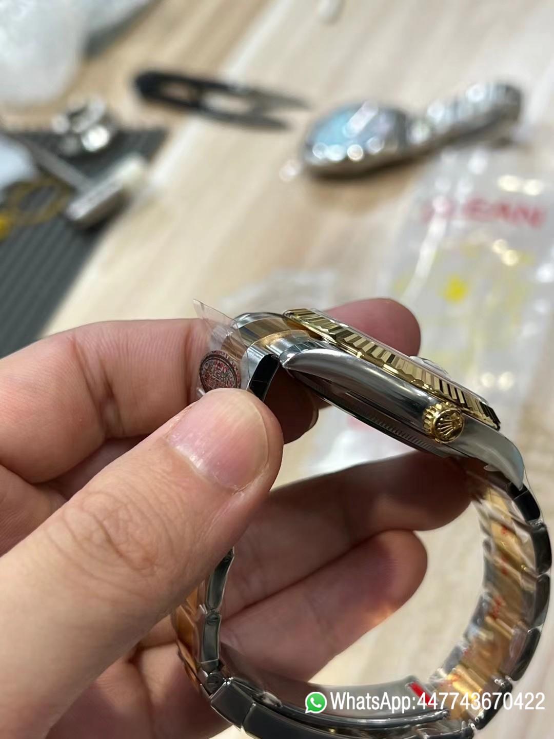 Super Clone Datejust 41mm 126333 Black Dial Yellow Gold Bezel 904L Steel Two Tone Oyster Bracelet SH3235 Movement 03 Super Clone Datejust 41mm 126333 Black Dial Yellow Gold Bezel 904L Steel Two Tone Oyster Bracelet SH3235 Movement 03