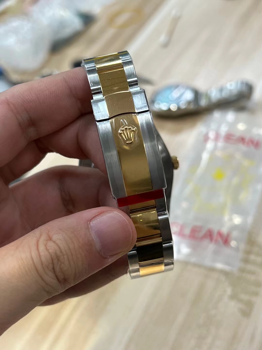 Victory Factory Datejust 41mm 126333 Black Dial Yellow Gold Bezel 904L Steel Two Tone Oyster Bracelet SH3235 Movement 04 Clean Factory Datejust 41mm 126333 Black Dial Yellow Gold Bezel 904L Steel Two Tone Oyster Bracelet SH3235 Movement 04