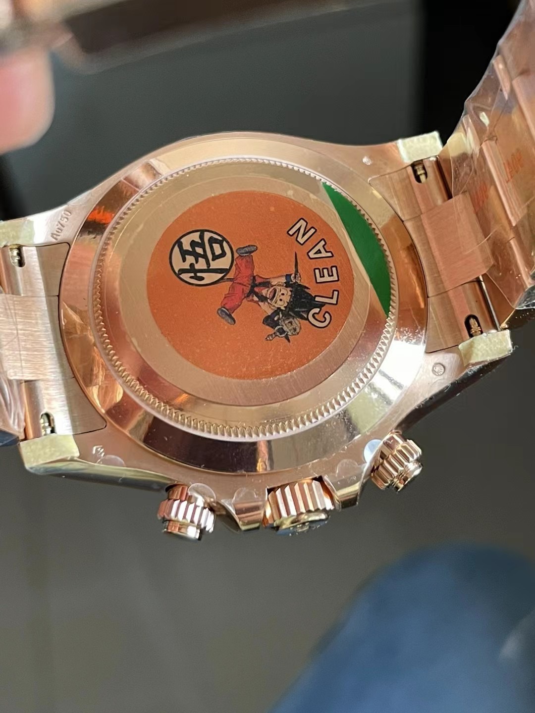 Victory Factory Daytona 116505 0011 Rose Gold Case Bracelet Chocolate Dial with Black Number Markers DD4130 Movement 07 Clean Factory Daytona 116505 0011 Rose Gold Case Bracelet Chocolate Dial with Black Number Markers DD4130 Movement 07