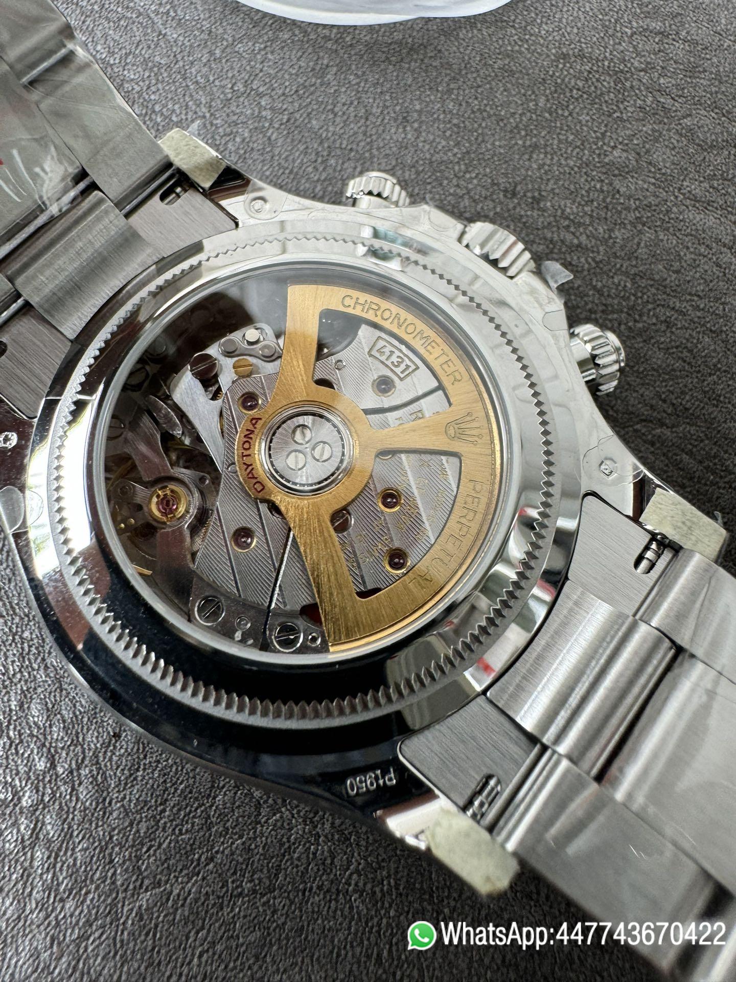 Super Clone Daytona 126506 ICE Blue Dial Brown Ceramic Bezel SH4131 Movement 72 Hours Power Reserve 14 Super Clone Daytona 126506 ICE Blue Dial Brown Ceramic Bezel SH4131 Movement 72 Hours Power Reserve 14