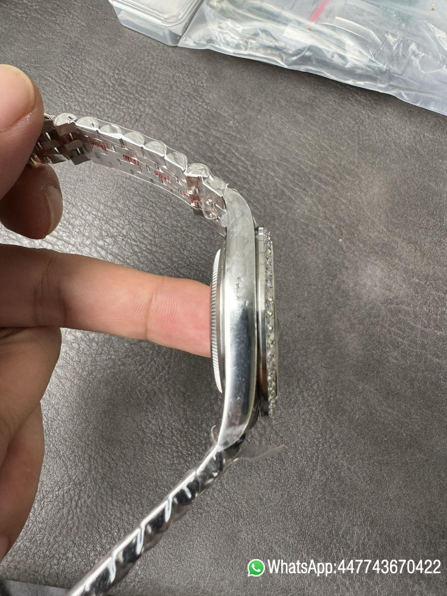 Super Clone Rolex Datejust 126334 41mm MOP Dial Diamonds Bezel 904L Steel Jubilee Bracelet SH3235 Movement 07 Super Clone Rolex Datejust 126334 41mm MOP Dial Diamonds Bezel 904L Steel Jubilee Bracelet SH3235 Movement 07