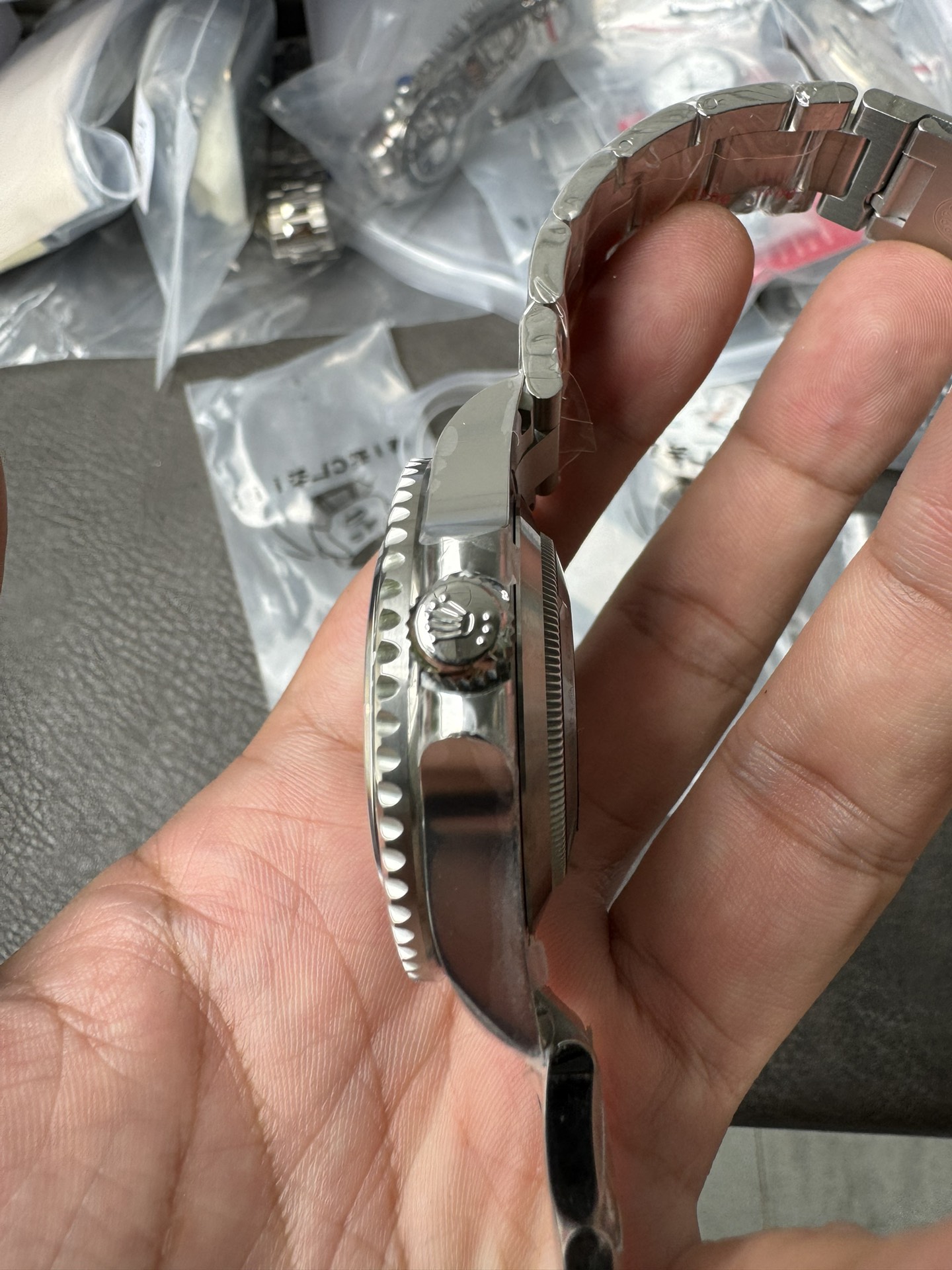 Victory Factory Rolex Sea Dweller 126600 Single Red 904L Steel Case and Bracelet SH3235 Movement 05 Clean Factory Rolex Sea Dweller 126600 Single Red 904L Steel Case and Bracelet SH3235 Movement 05