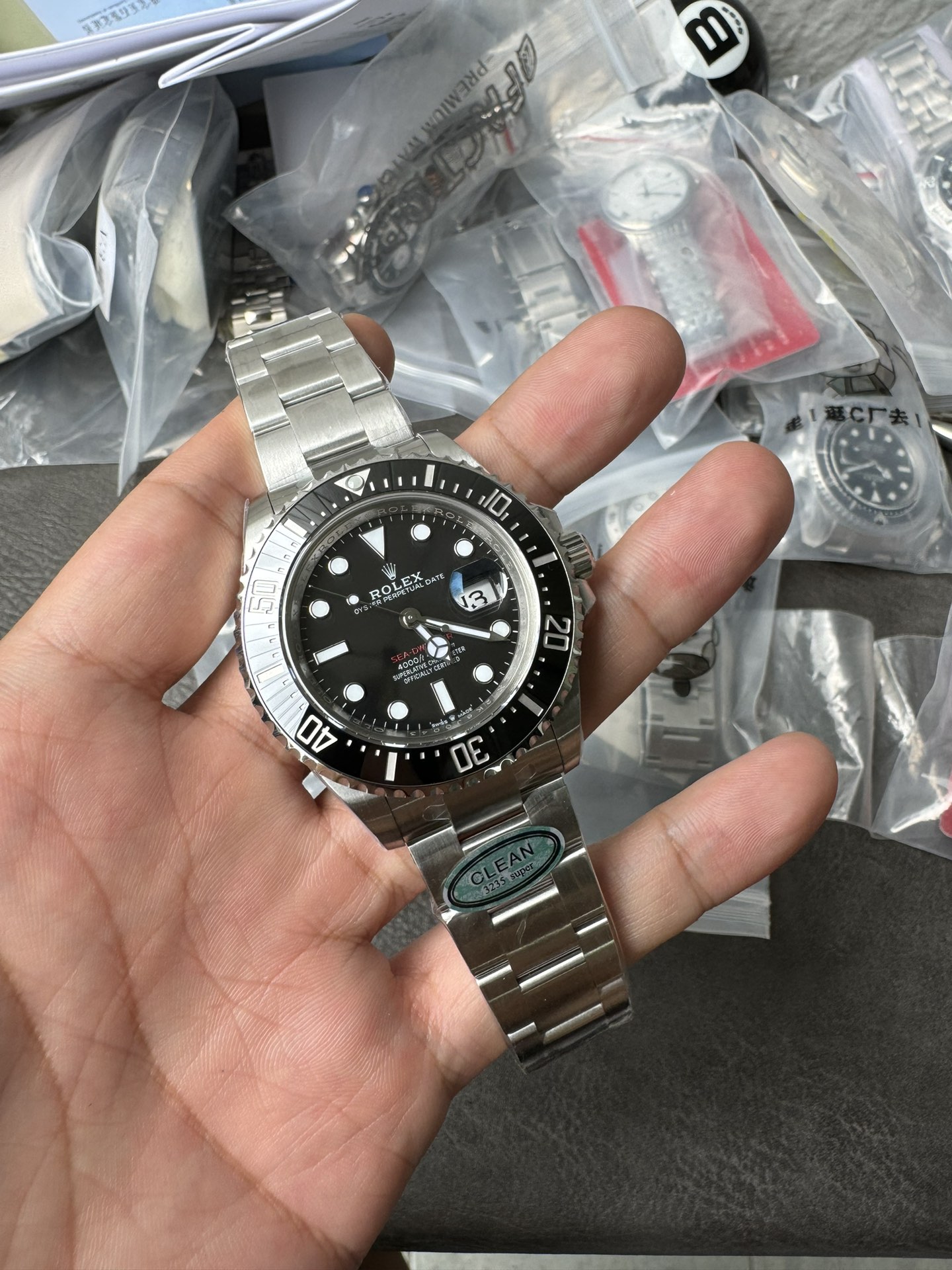 wsxc1725Victory Factory Rolex Sea Dweller 126600 Single Red 904L Steel Case and Bracelet SH3235 Movement 10 wsxc1725Clean Factory Rolex Sea Dweller 126600 Single Red 904L Steel Case and Bracelet SH3235 Movement 10