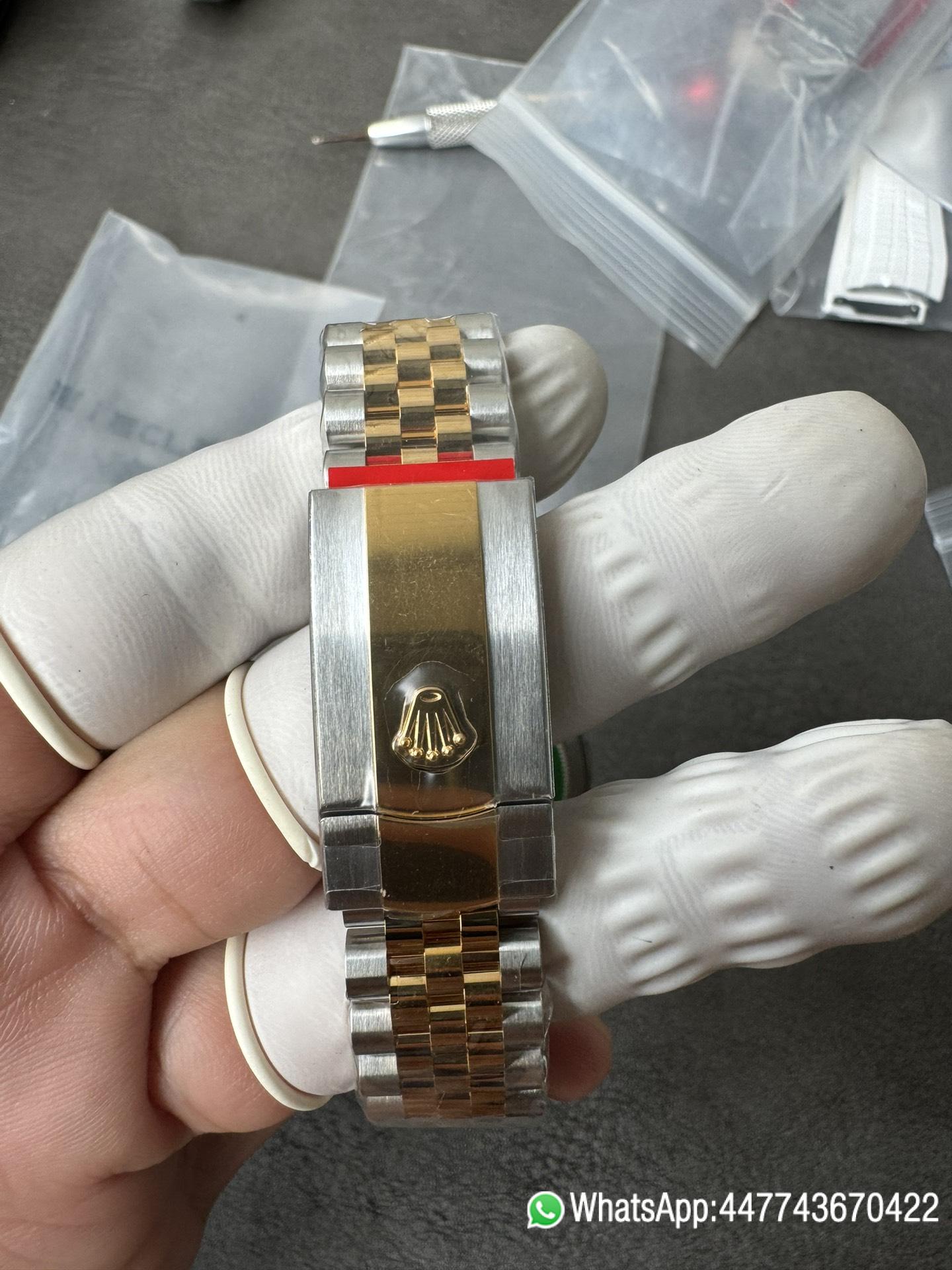 Super Clone Rolex Datejust 36mm 126233 Yellow Gold Dial with Stick Markers Two Tone Yellow Gold Oystersteel Strap 09 Super Clone Rolex Datejust 36mm 126233 Yellow Gold Dial with Stick Markers Two Tone Yellow Gold Oystersteel Strap 09