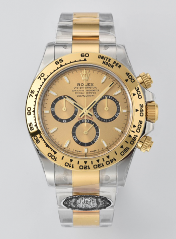 Clean Factory Daytona 126503 Golden Black Counter Ring Dial Oystersteel and Yellow Gold Bracelet Yellow Gold Bezel SH4131 Movement 00